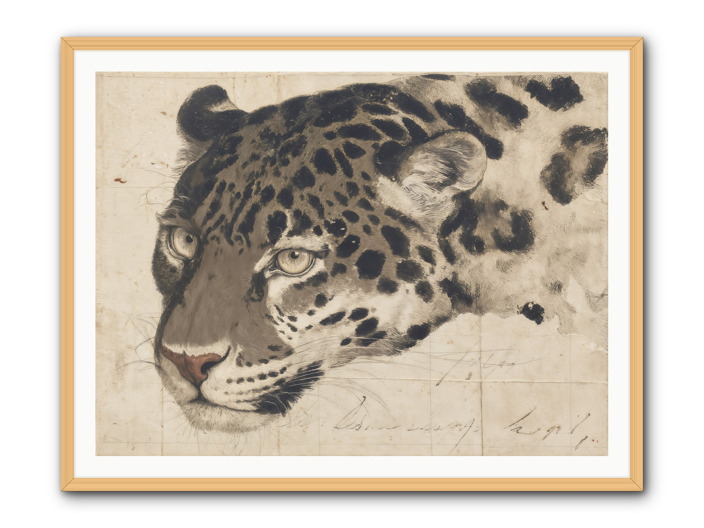 Greatness Abounds -- Framed Print - Natural 48x36