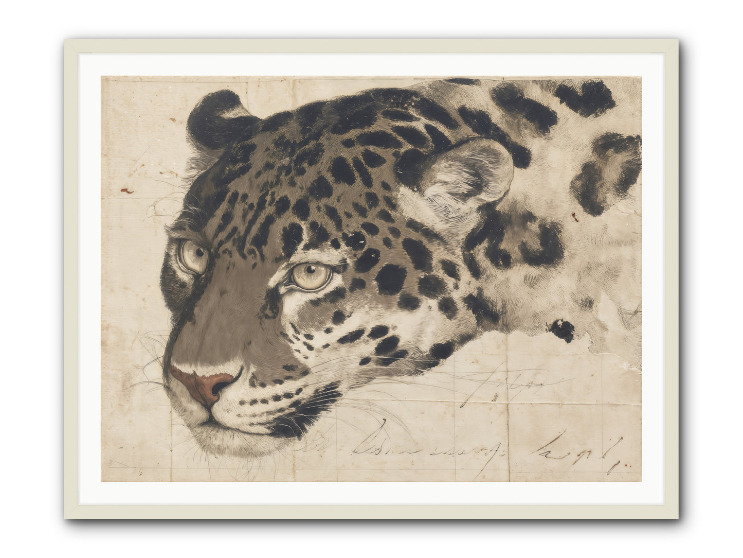 Greatness Abounds -- Framed Print - White 48x36