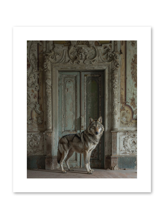 Grey Phantom Of Misty Realms -- Paper Print 8x10