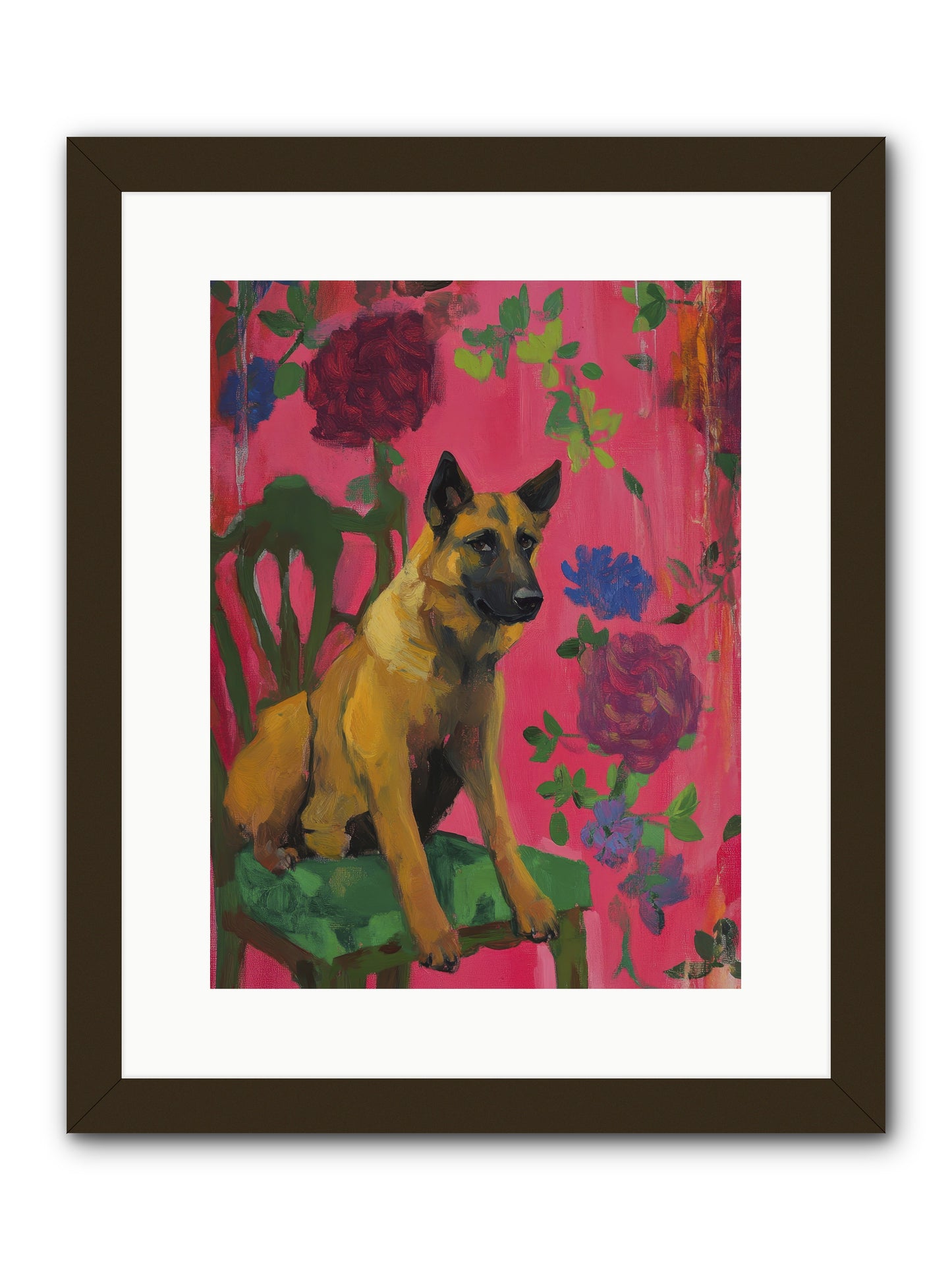 Griffin -- Framed Print - Black 12x16