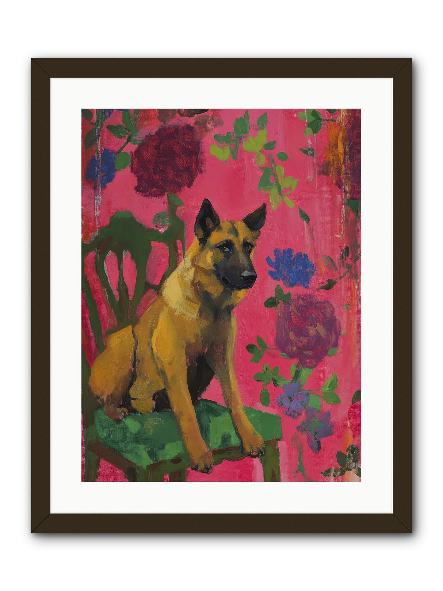 Griffin -- Framed Print - Black 18x24