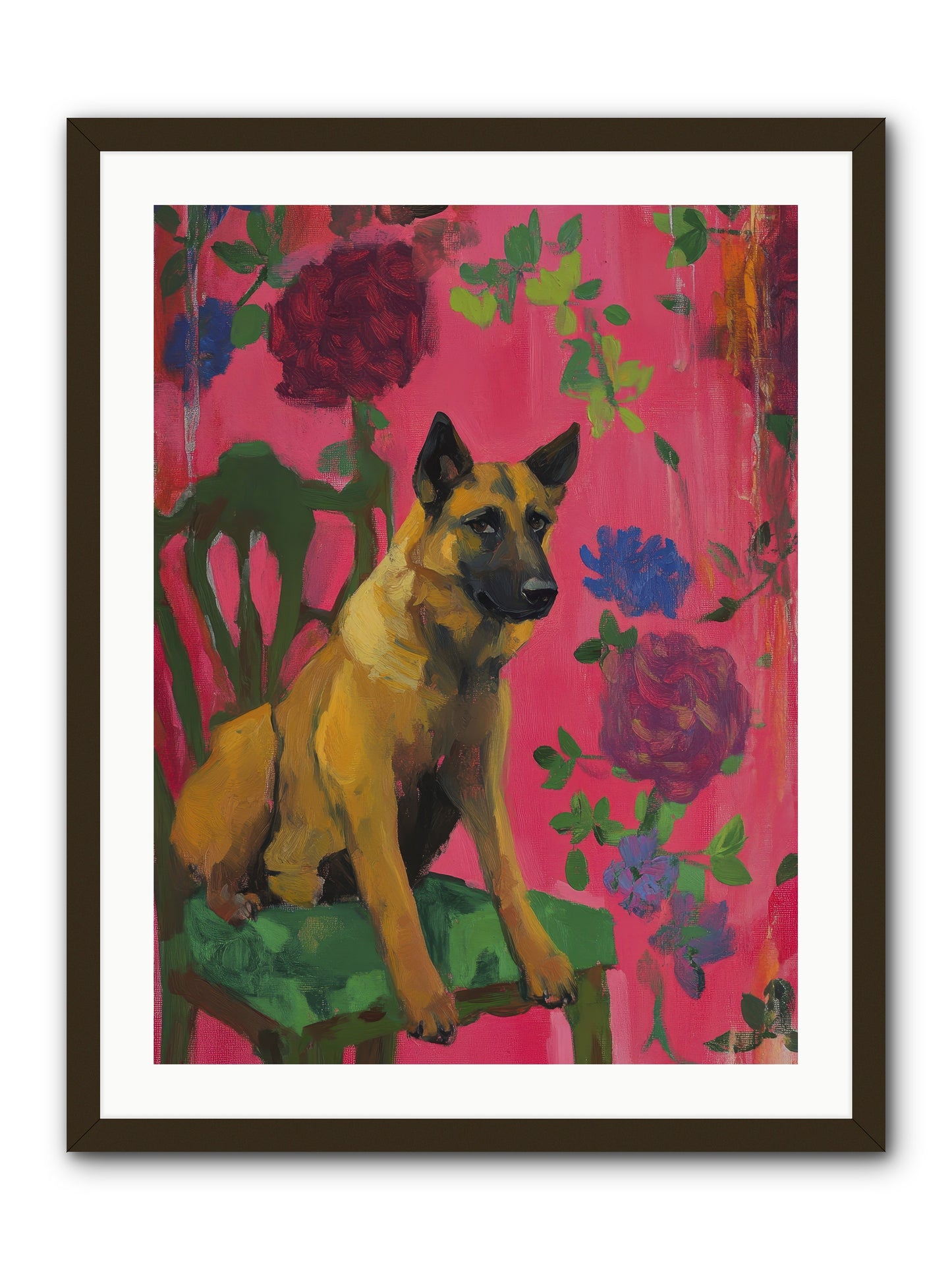 Griffin -- Framed Print - Black 24x32