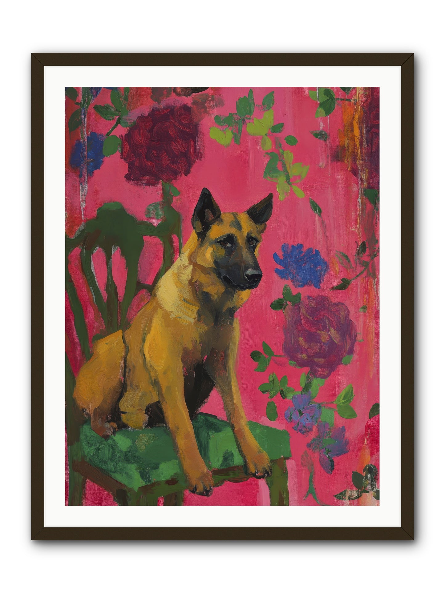 Griffin -- Framed Print - Black 30x40