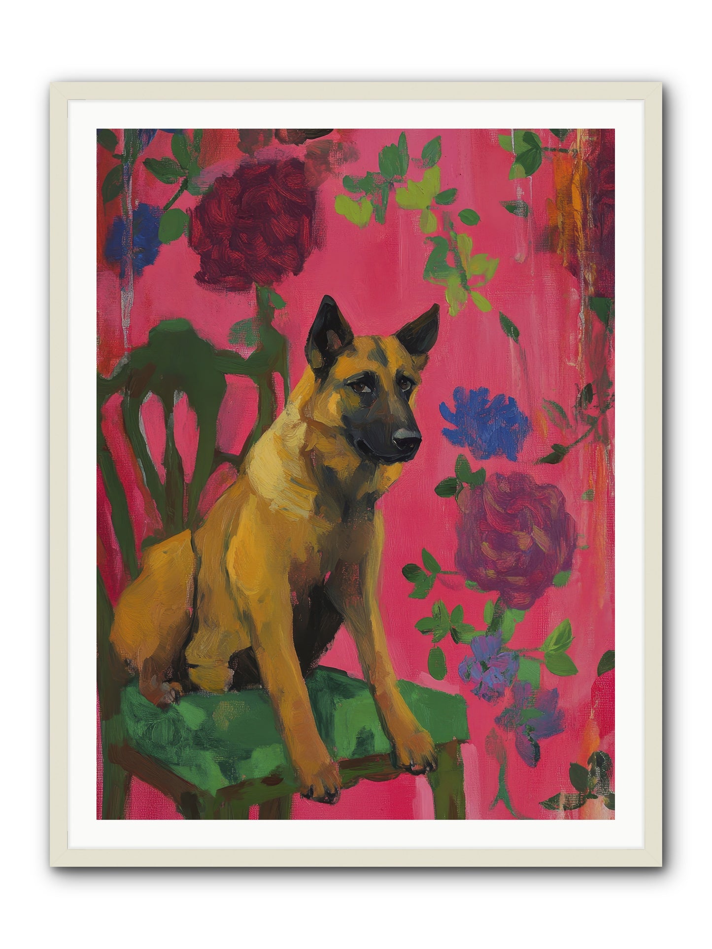 Griffin -- Framed Print - White 36x48