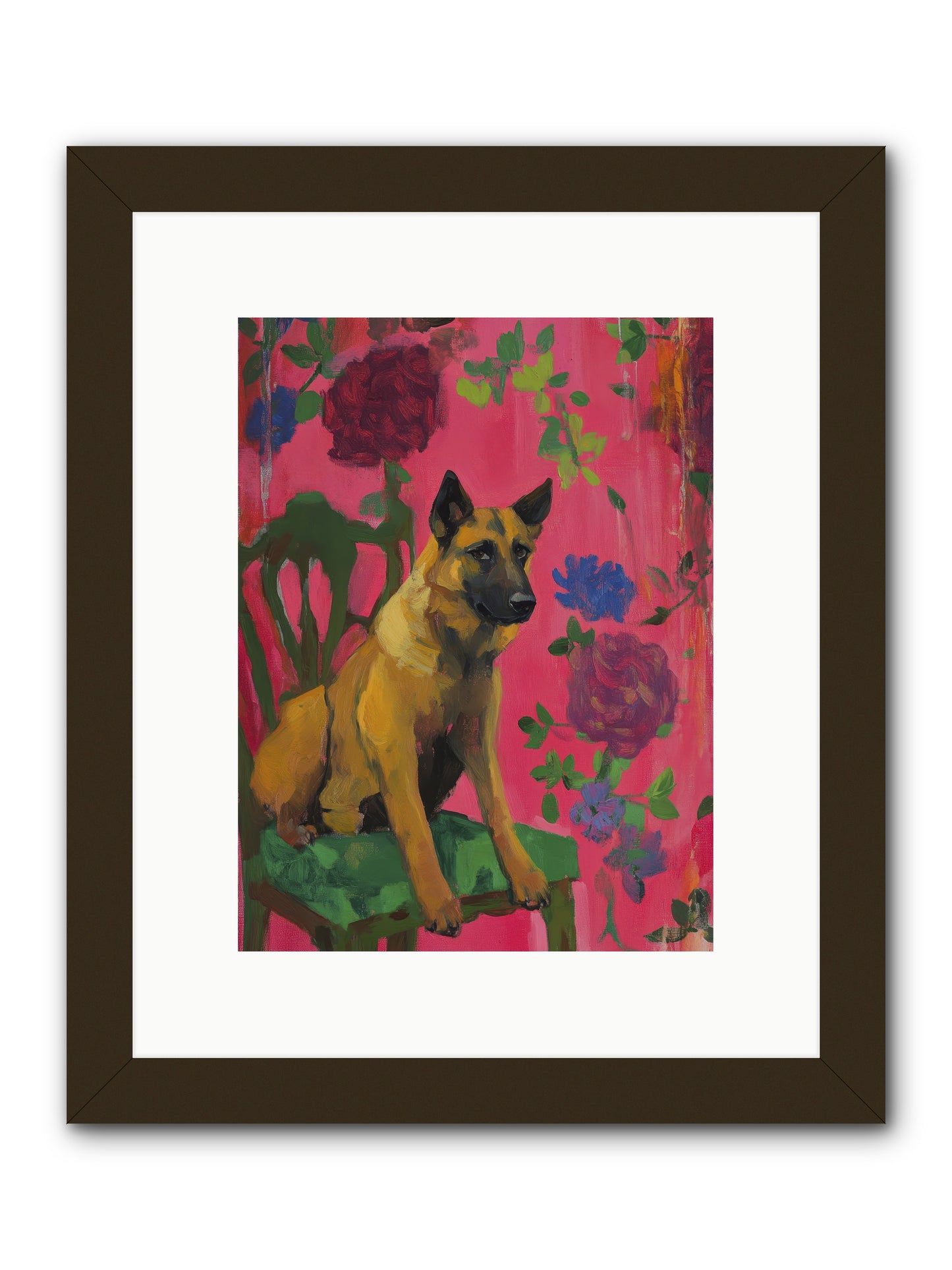 Griffin -- Framed Print - Black 9x12