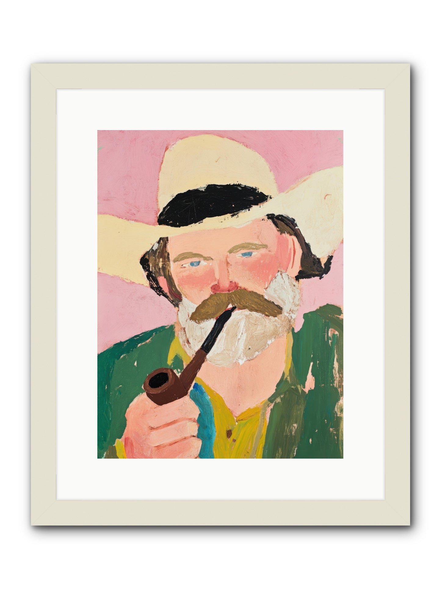 Grit & Glory -- Framed Print - White 12x16