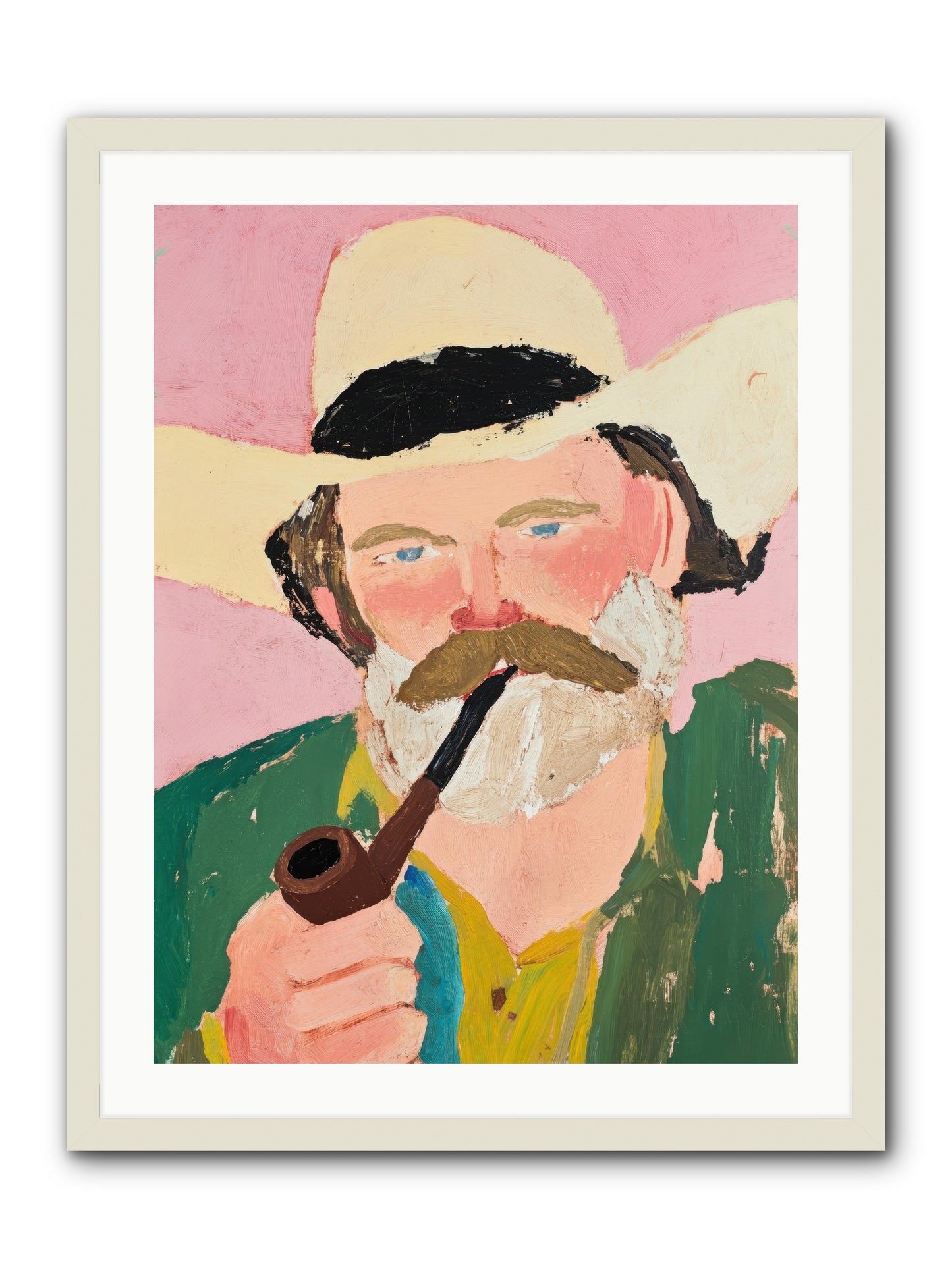 Grit & Glory -- Framed Print - White 24x32