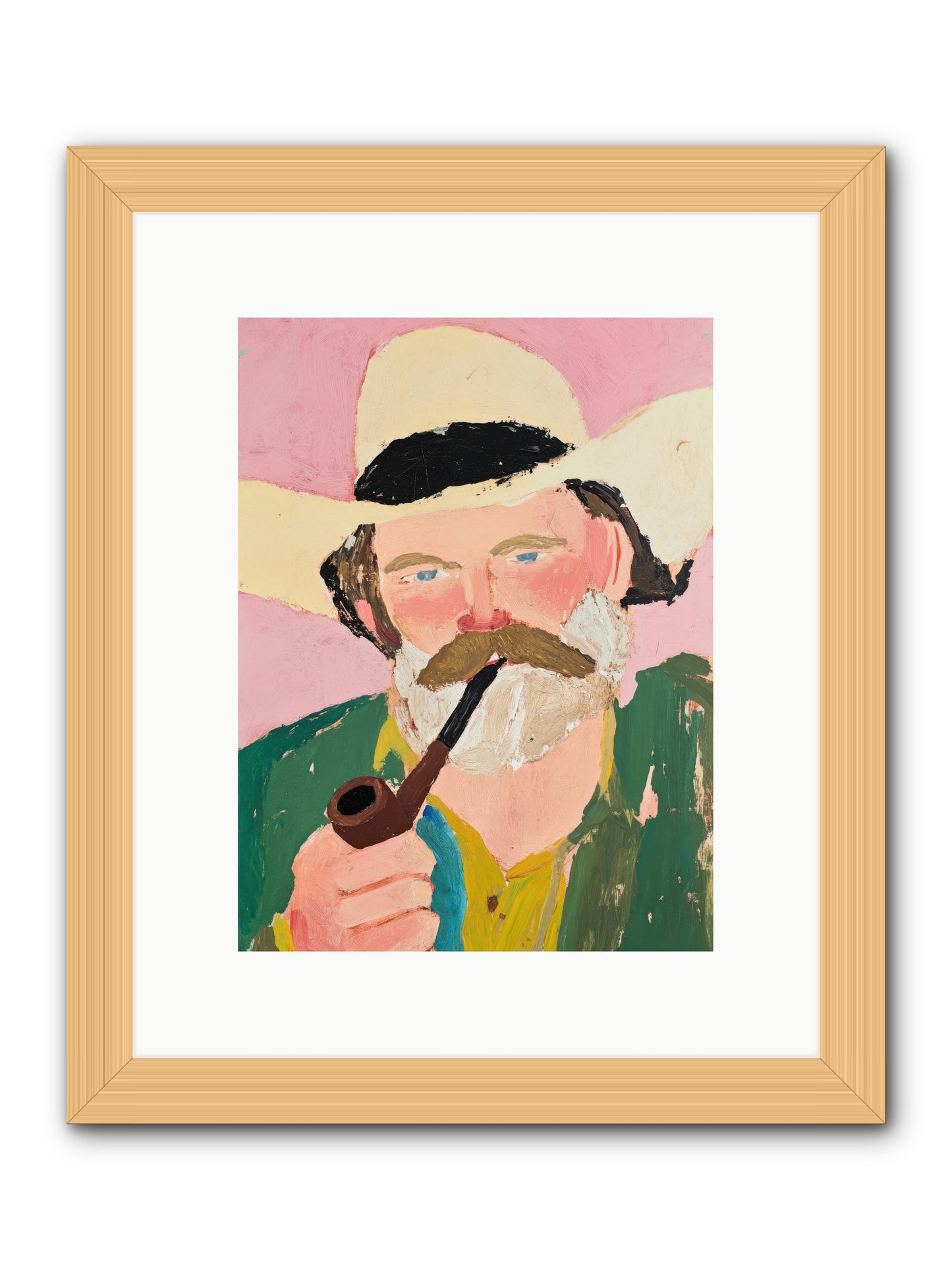 Grit & Glory -- Framed Print - Natural 9x12