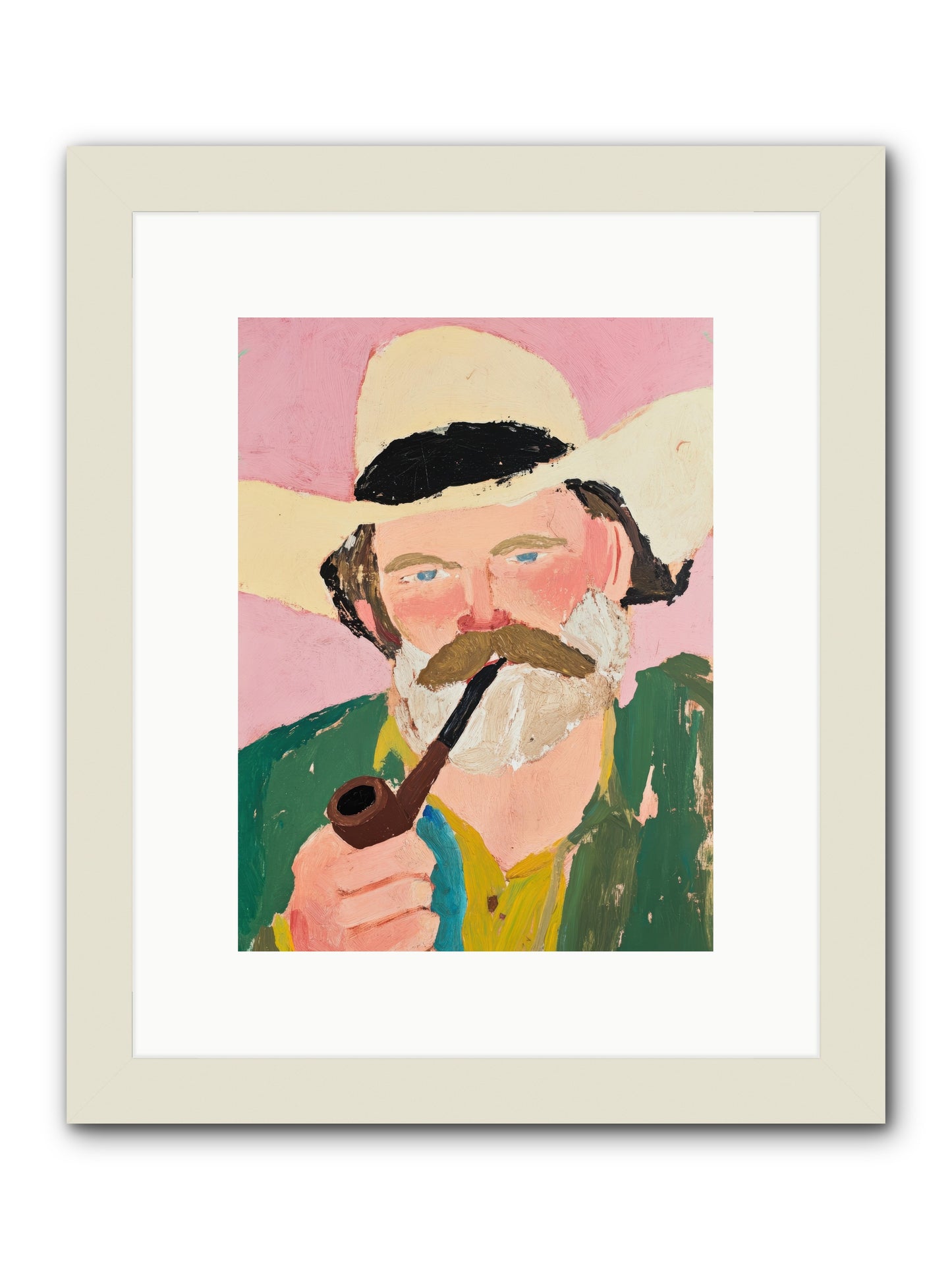 Grit & Glory -- Framed Print - White 9x12