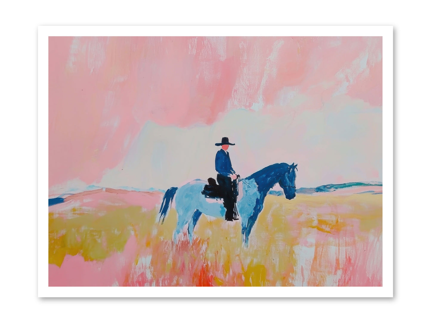 Grizzled Trailblazer -- Loose Canvas Print 32x24