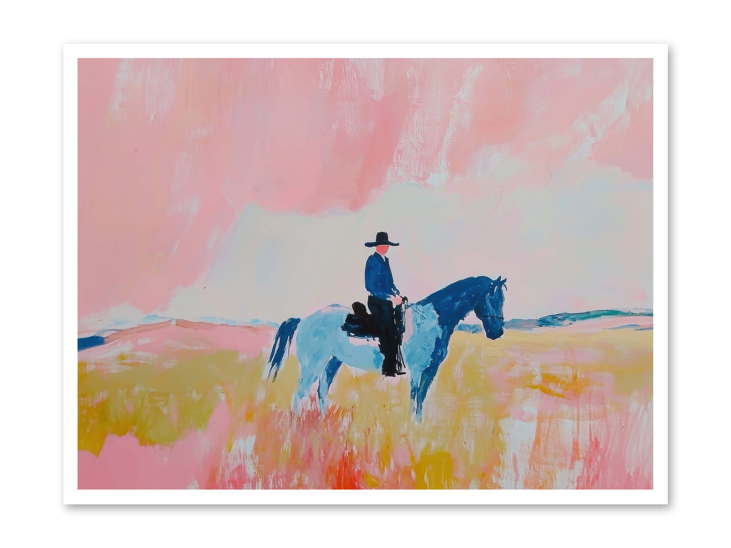 Grizzled Trailblazer -- Loose Canvas Print 40x30