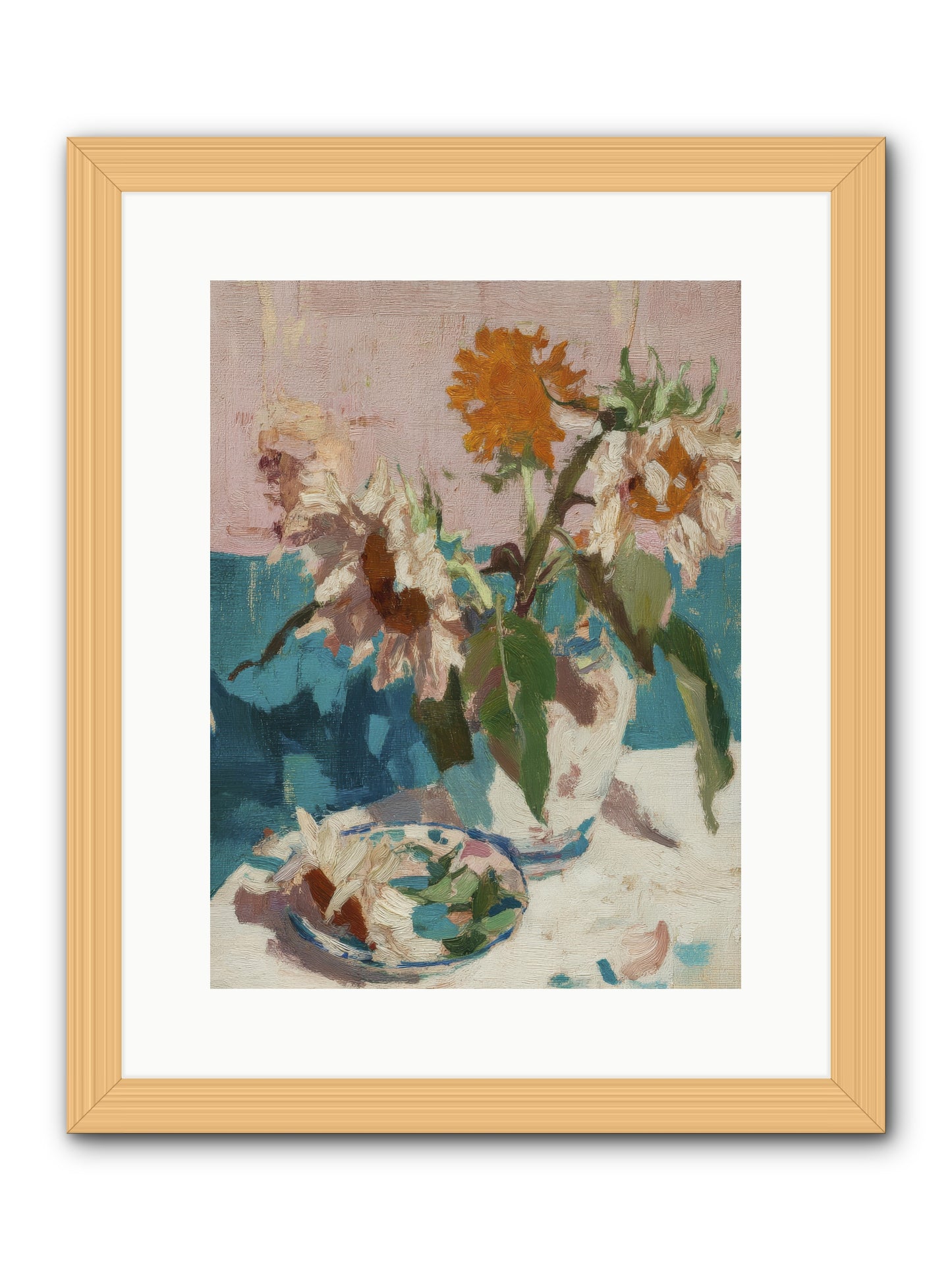 Grove Companion -- Framed Print - Natural 12x16