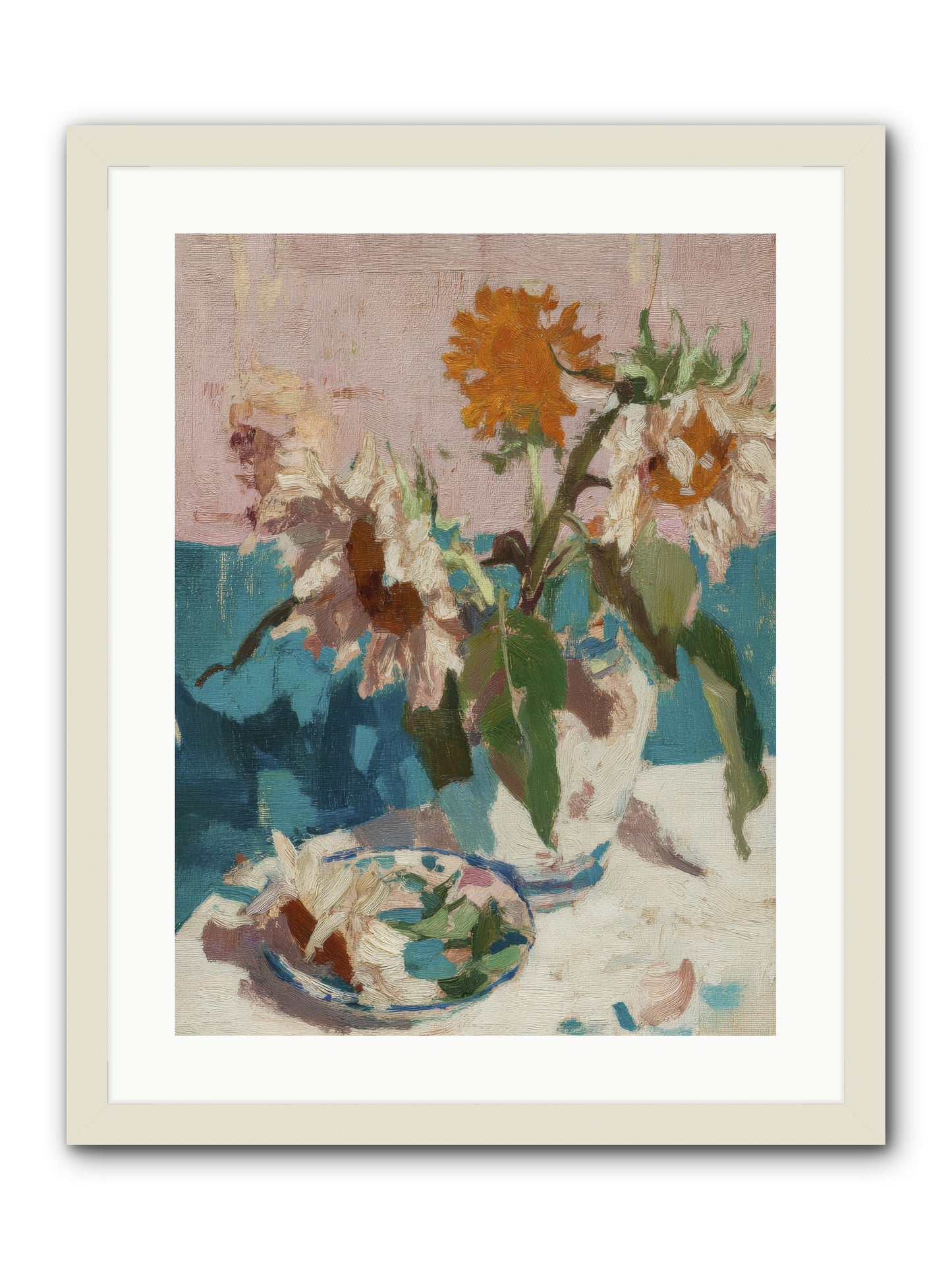 Grove Companion -- Framed Print - White 18x24