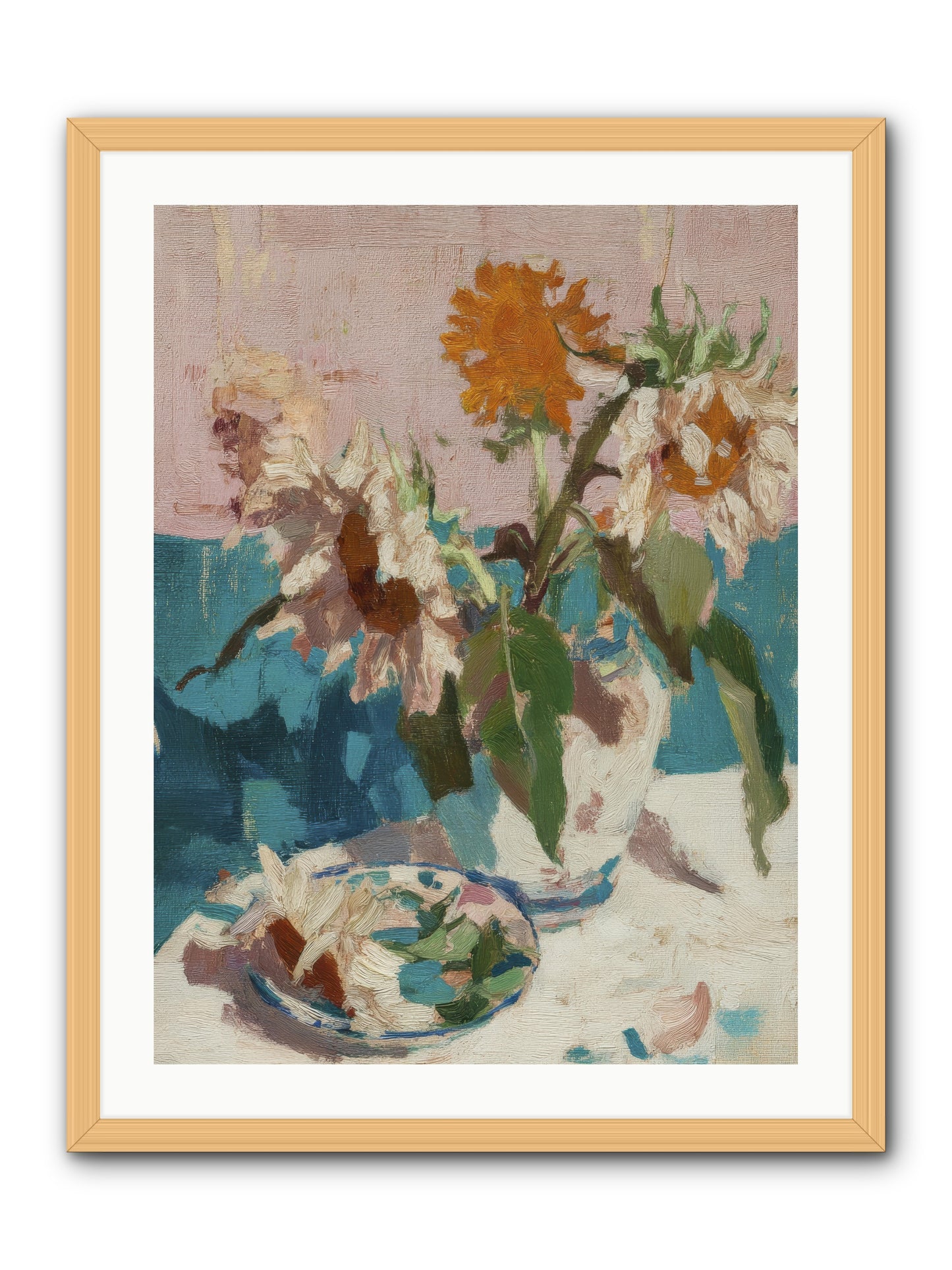 Grove Companion -- Framed Print - Natural 24x32