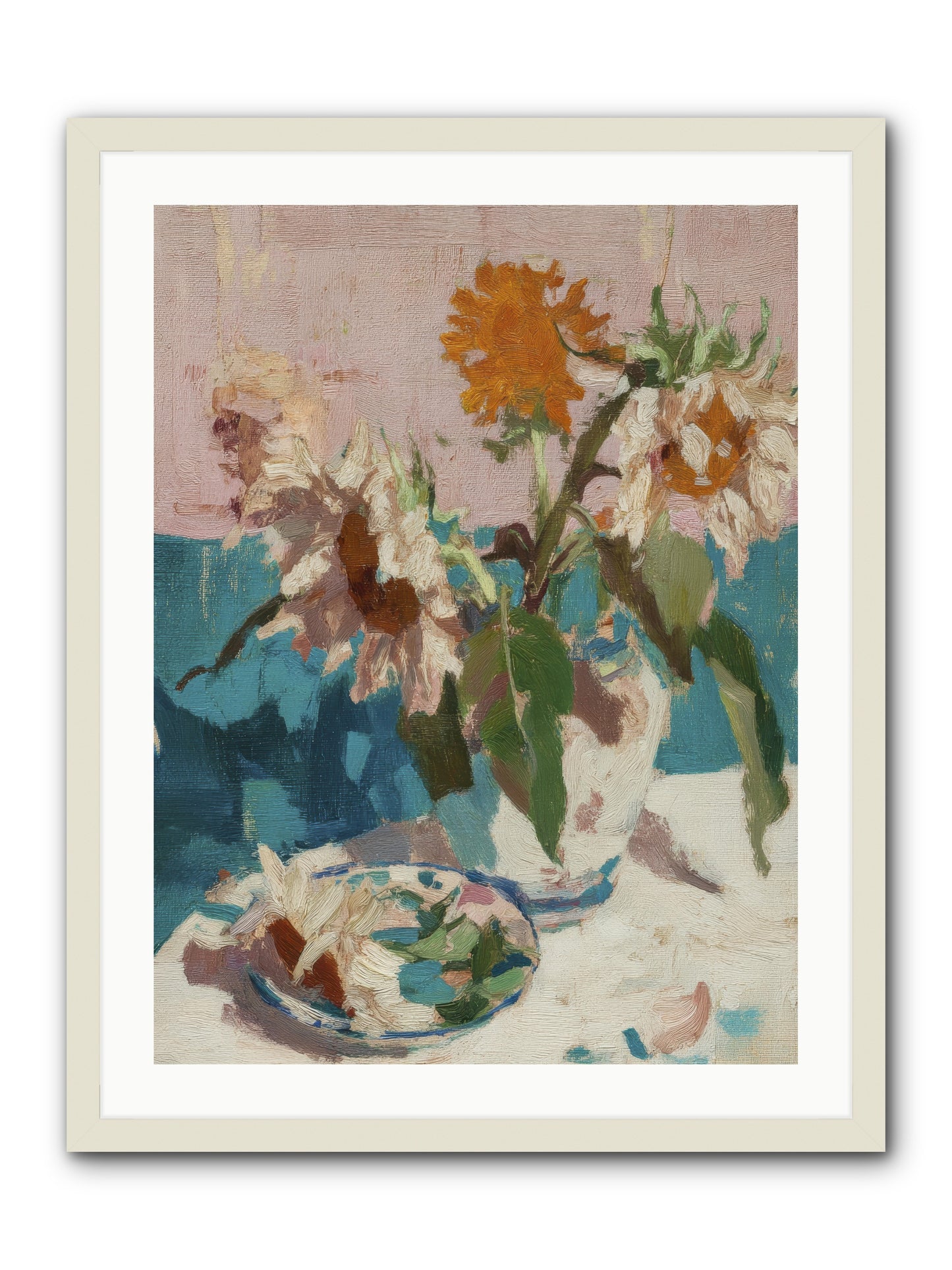 Grove Companion -- Framed Print - White 24x32