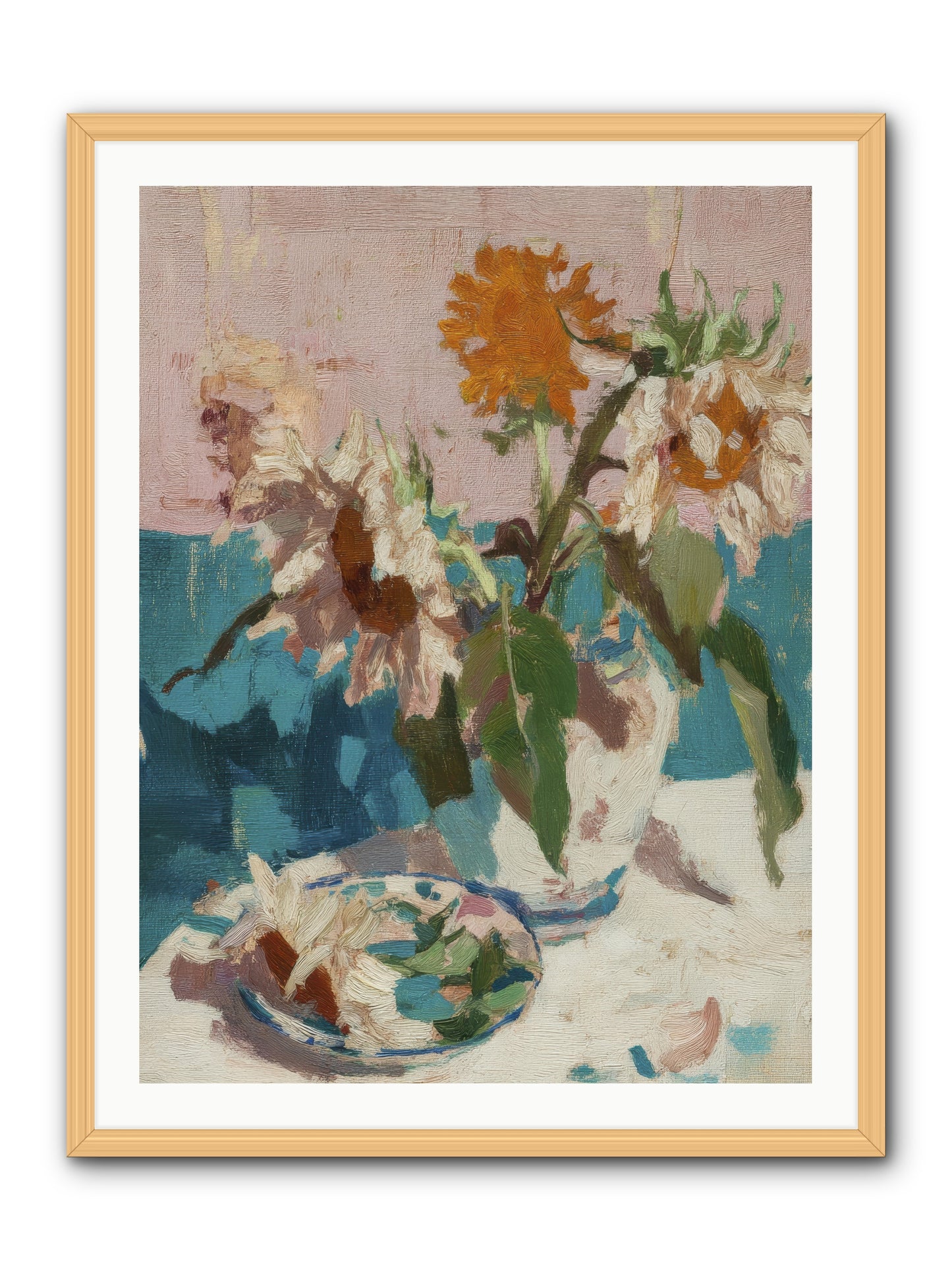 Grove Companion -- Framed Print - Natural 30x40
