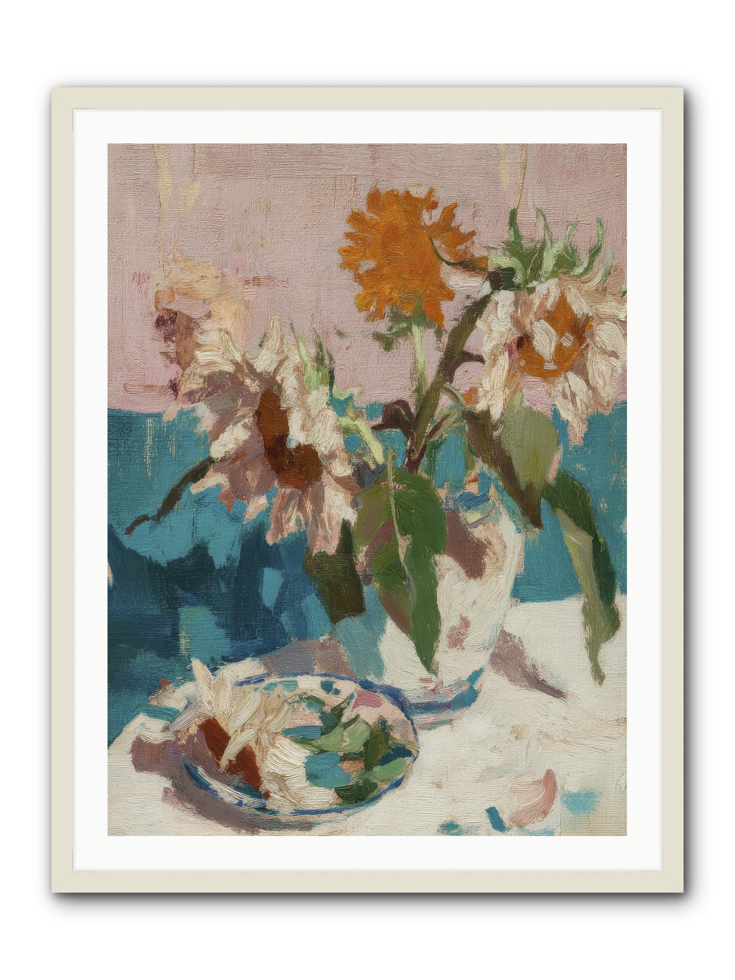 Grove Companion -- Framed Print - White 30x40