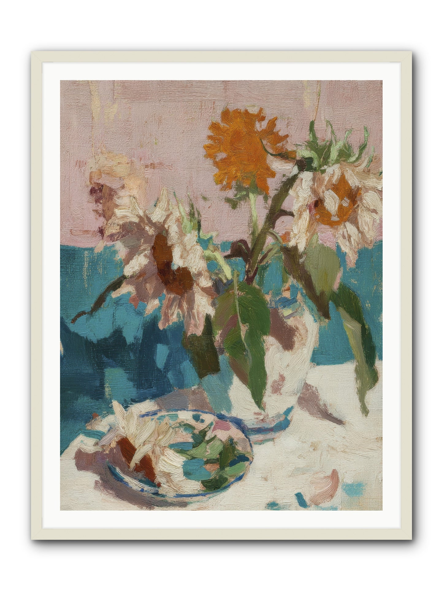 Grove Companion -- Framed Print - White 36x48