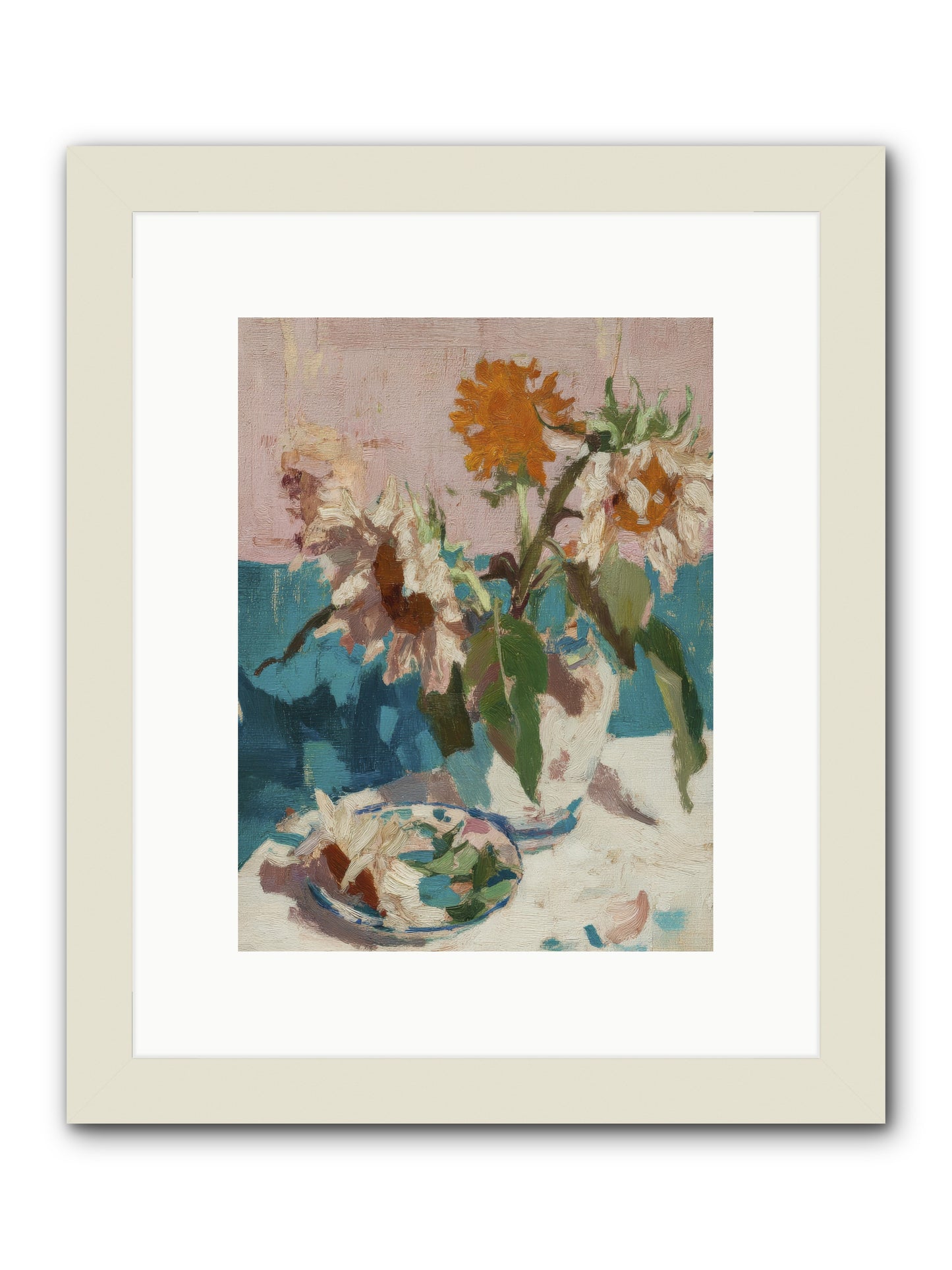 Grove Companion -- Framed Print - White 9x12
