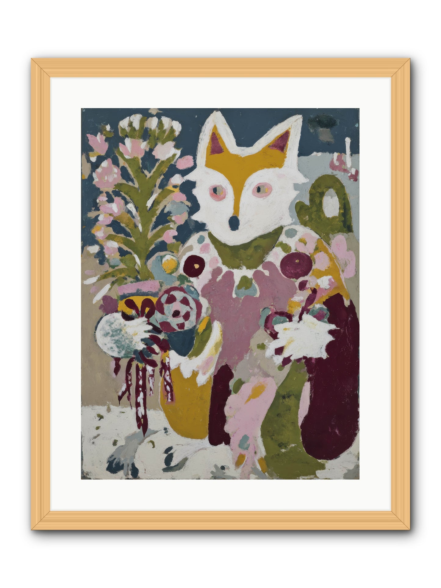 Guardian Of The Glow -- Framed Print - Natural 18x24