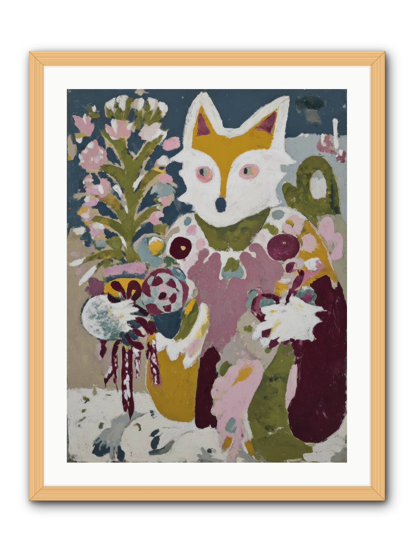Guardian Of The Glow -- Framed Print - Natural 24x32