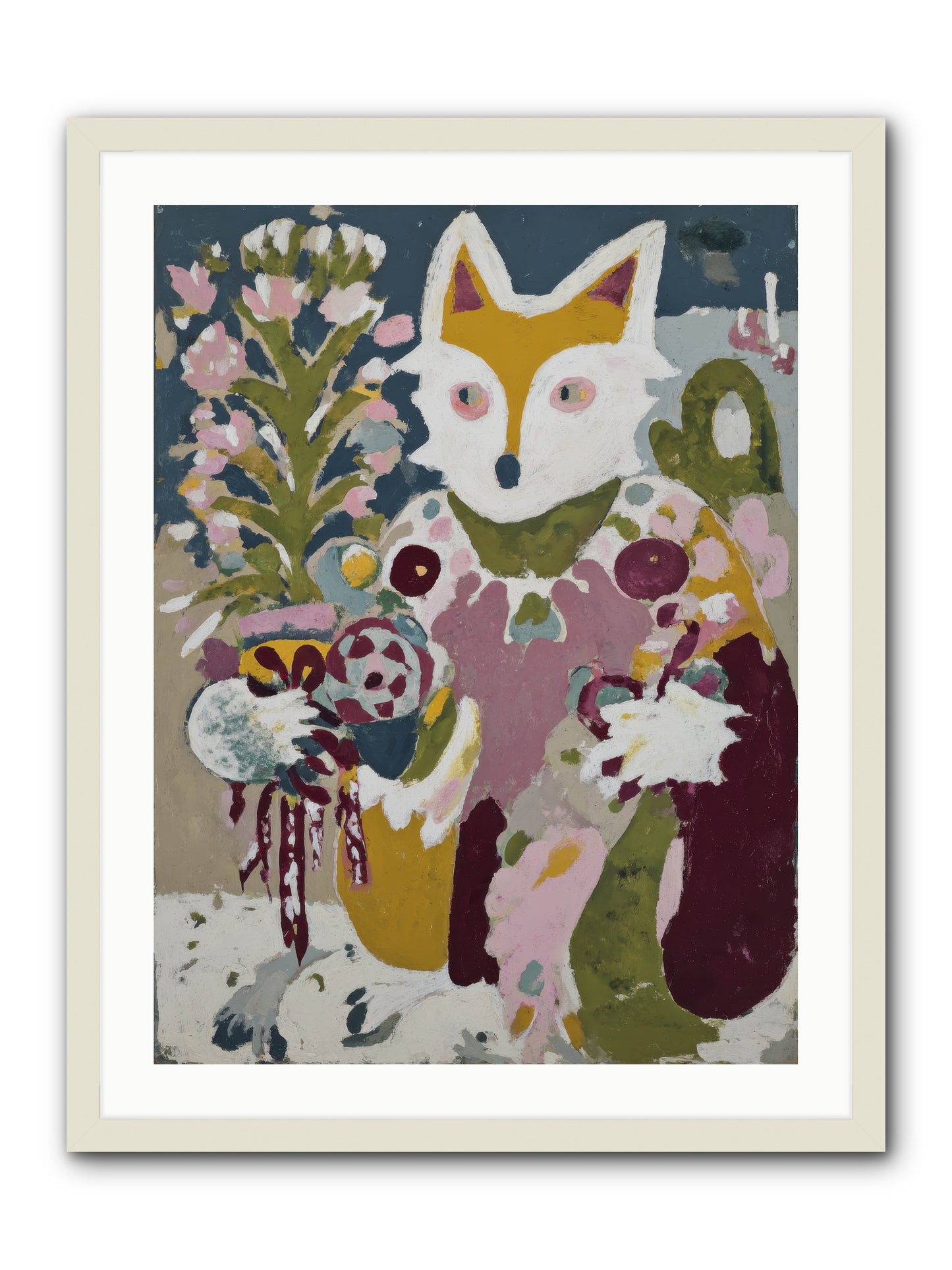 Guardian Of The Glow -- Framed Print - White 24x32
