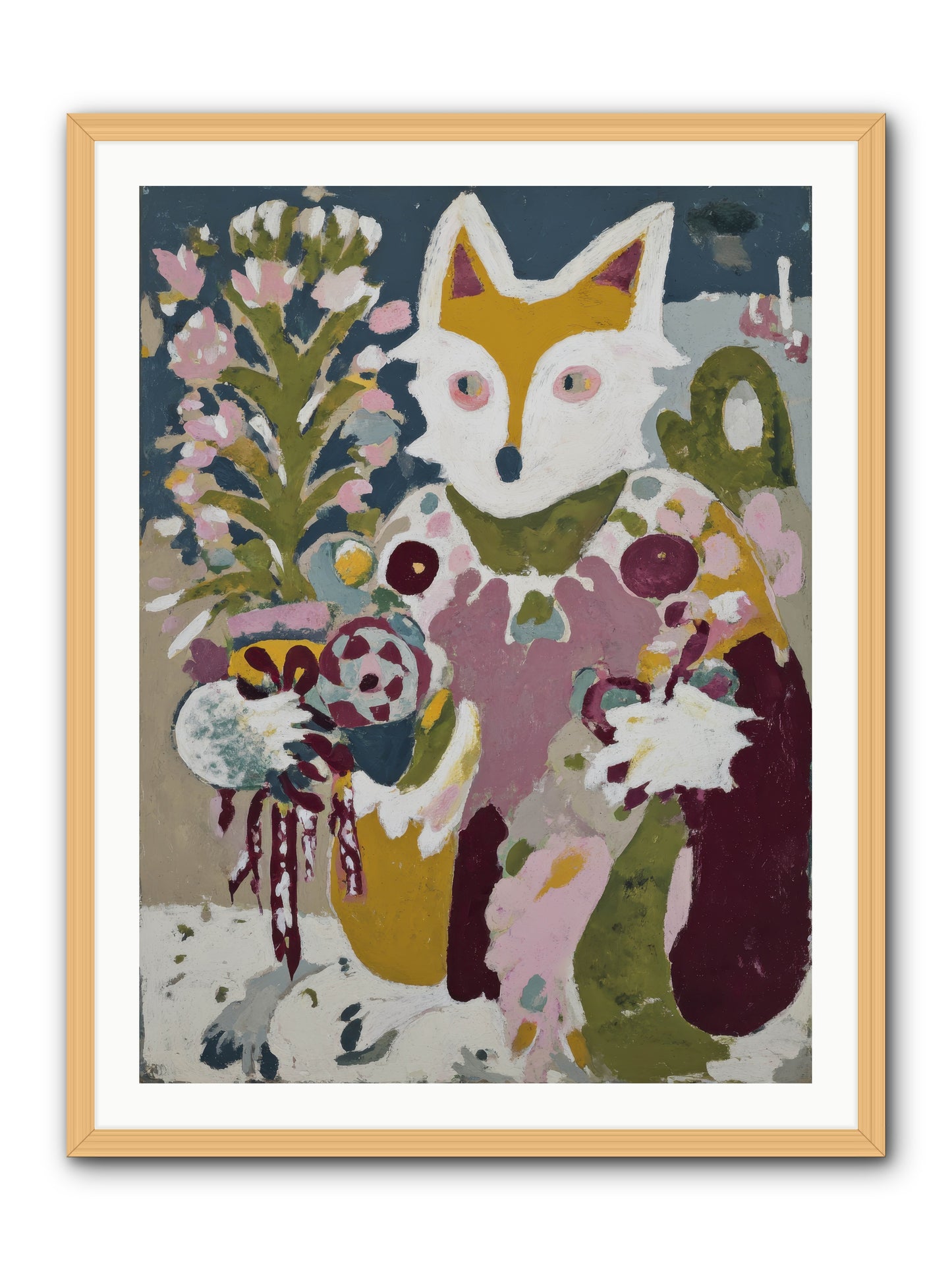 Guardian Of The Glow -- Framed Print - Natural 30x40