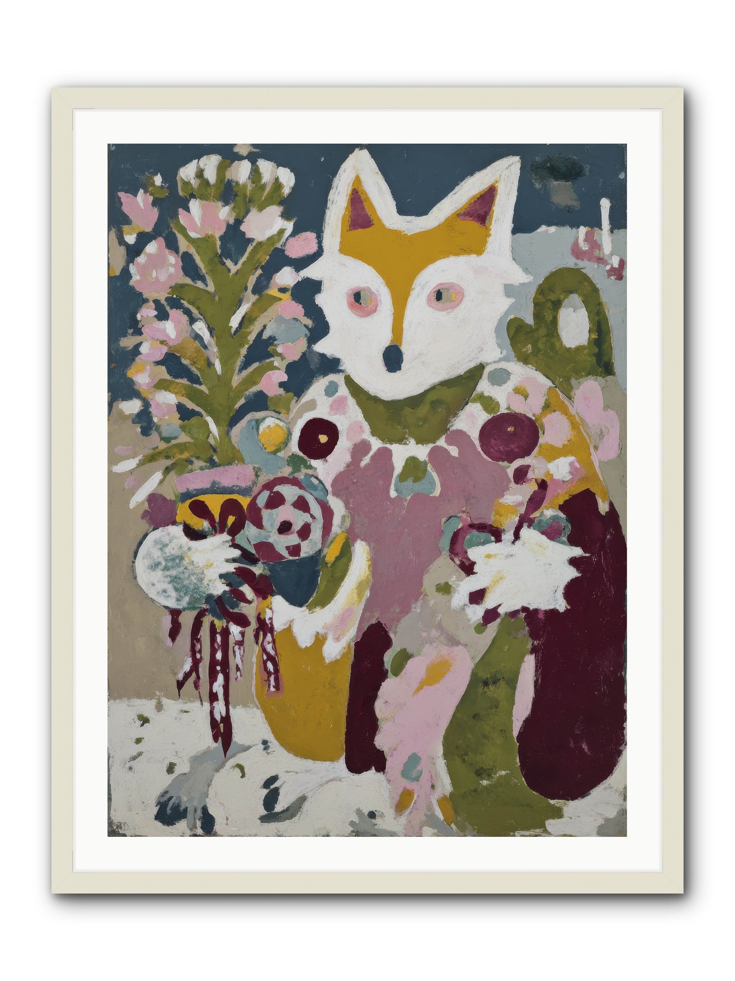 Guardian Of The Glow -- Framed Print - White 30x40