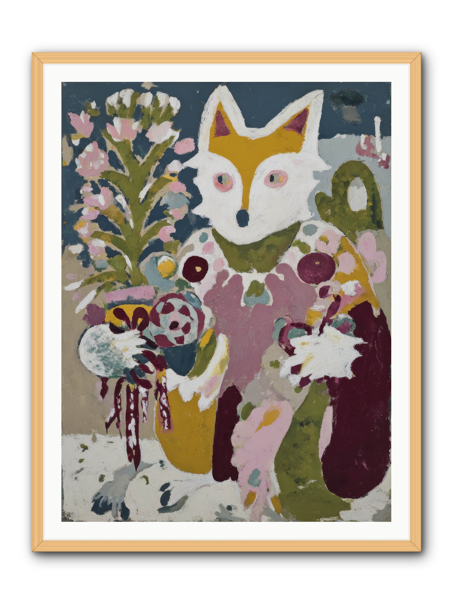Guardian Of The Glow -- Framed Print - Natural 36x48