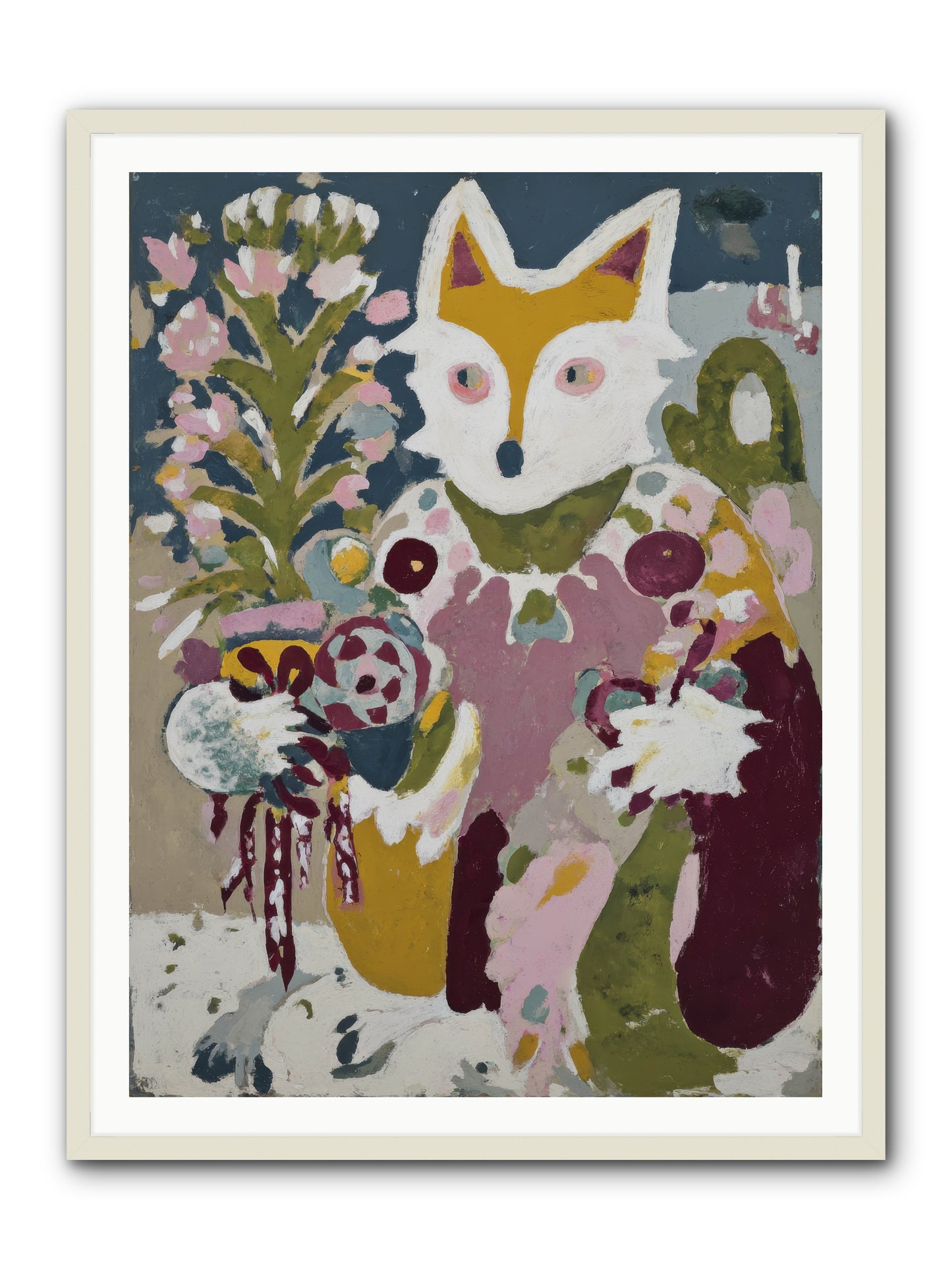 Guardian Of The Glow -- Framed Print - White 36x48