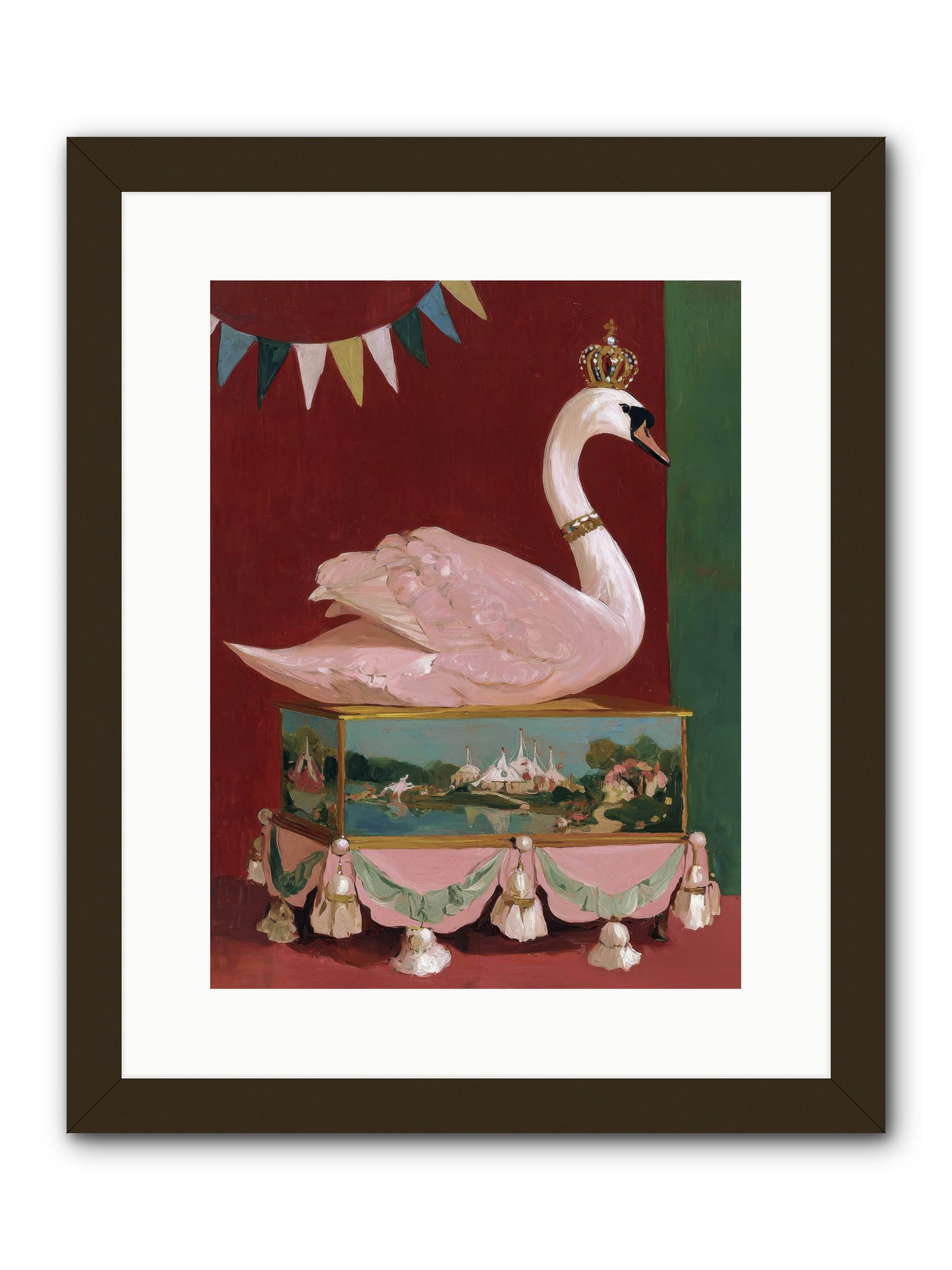 Guardian of Secrets -- Framed Print - Black 12x16