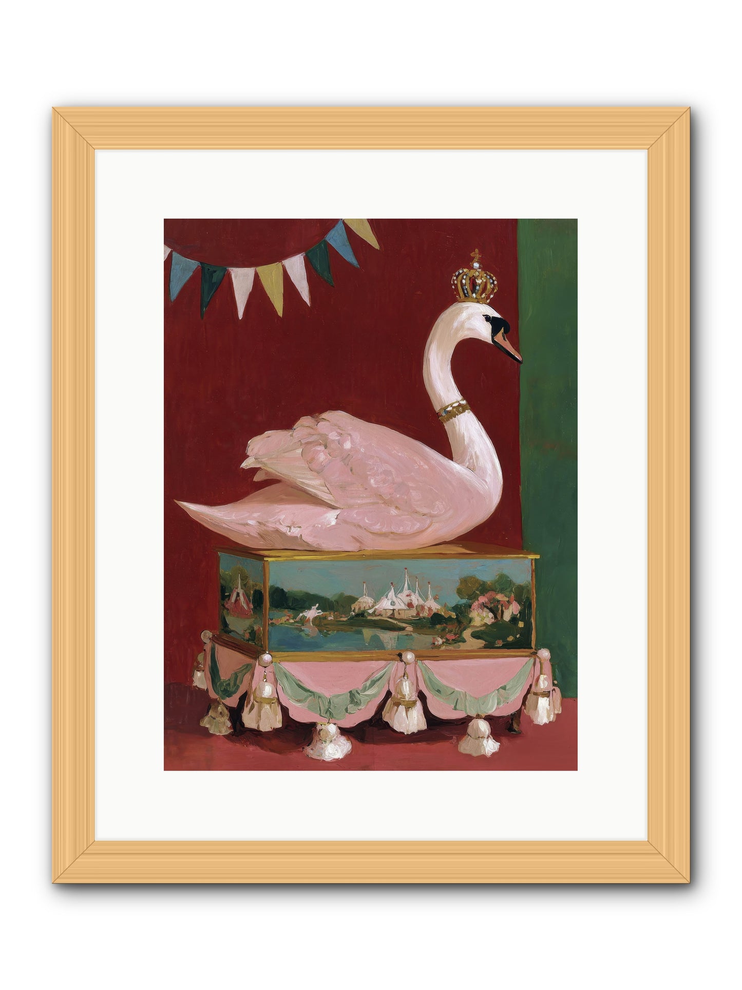 Guardian of Secrets -- Framed Print - Natural 12x16