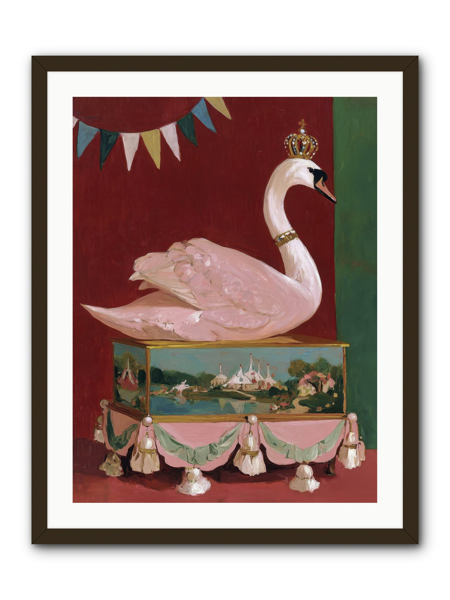 Guardian of Secrets -- Framed Print - Black 24x32