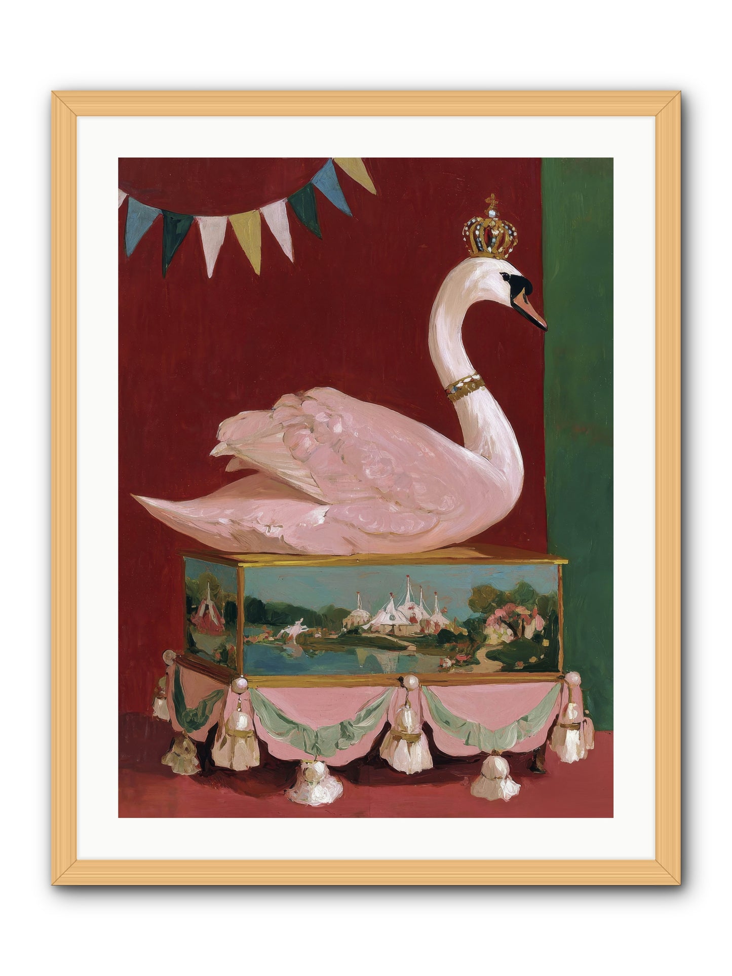 Guardian of Secrets -- Framed Print - Natural 24x32