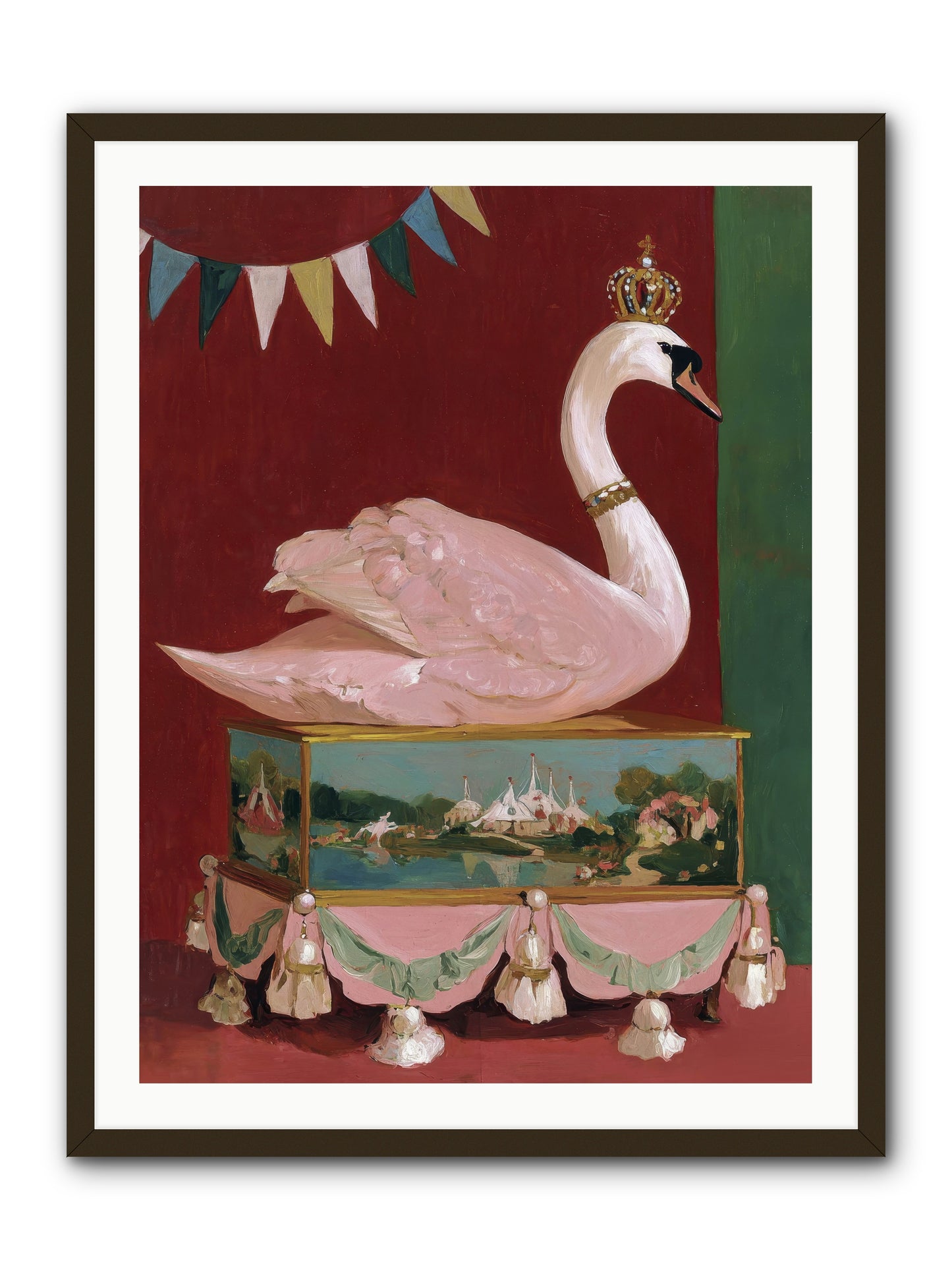 Guardian of Secrets -- Framed Print - Black 30x40