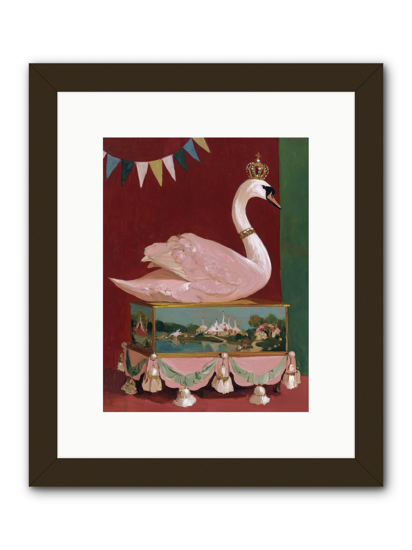 Guardian of Secrets -- Framed Print - Black 9x12