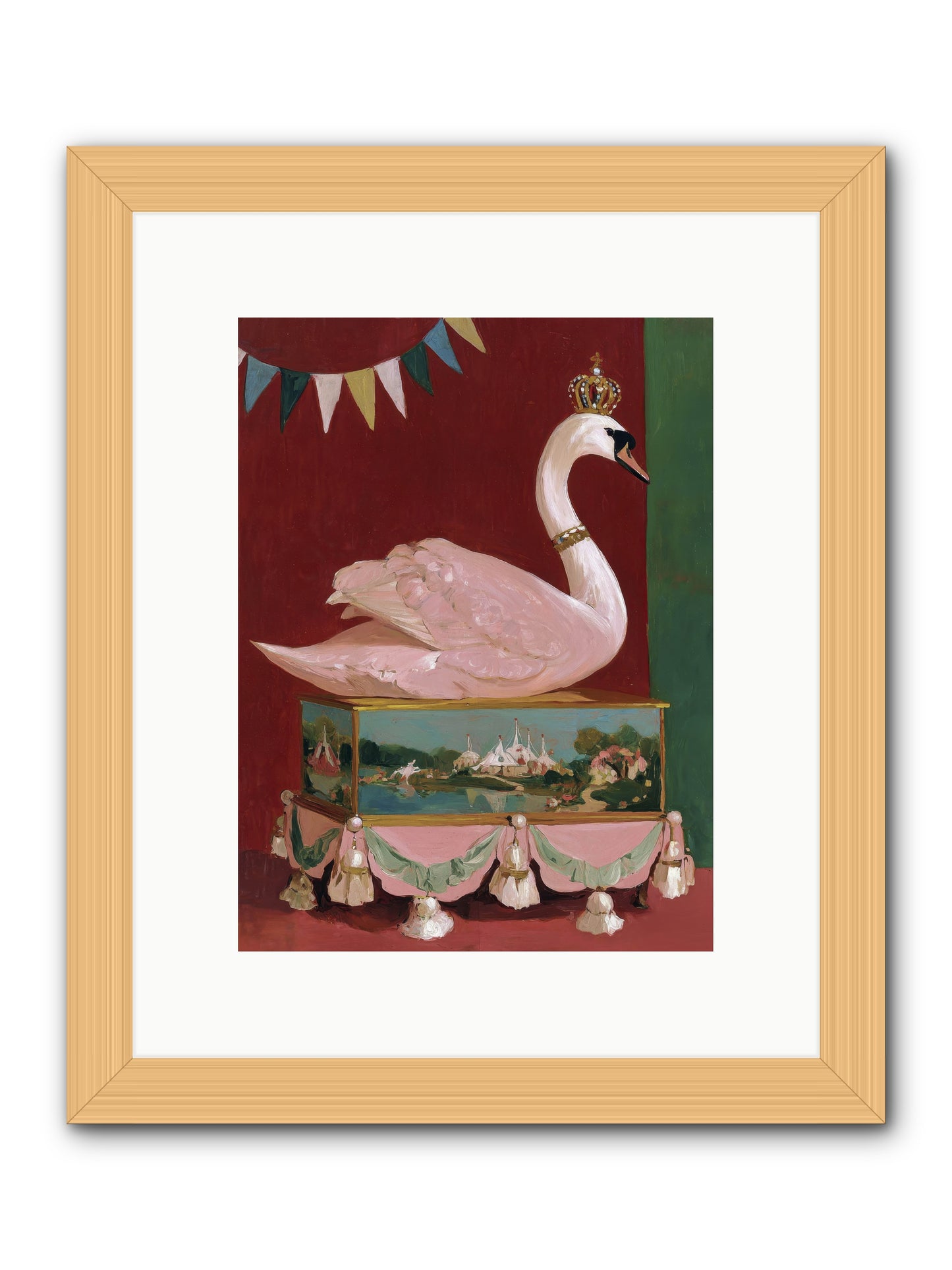 Guardian of Secrets -- Framed Print - Natural 9x12