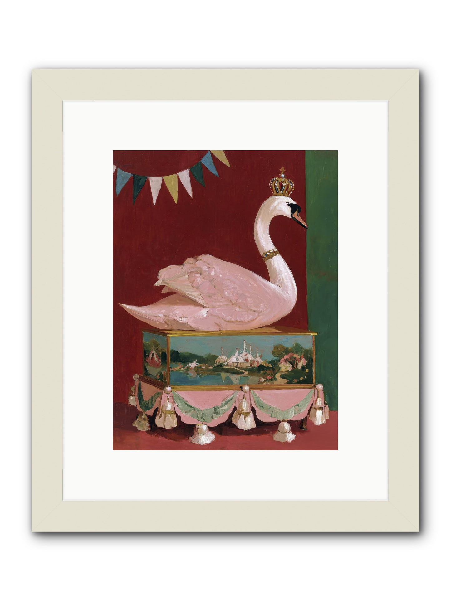 Guardian of Secrets -- Framed Print - White 9x12