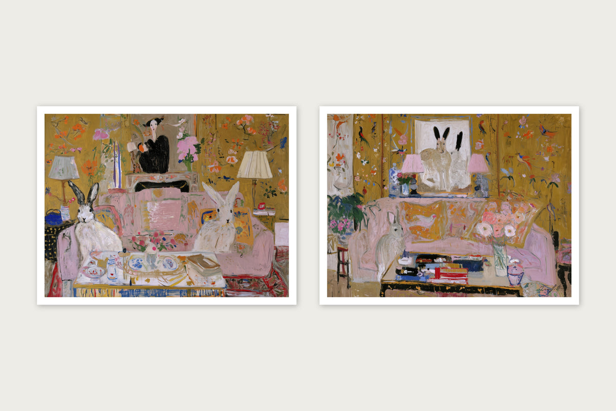 Guests Of Foxglove Manor - Paper Print, 32x24