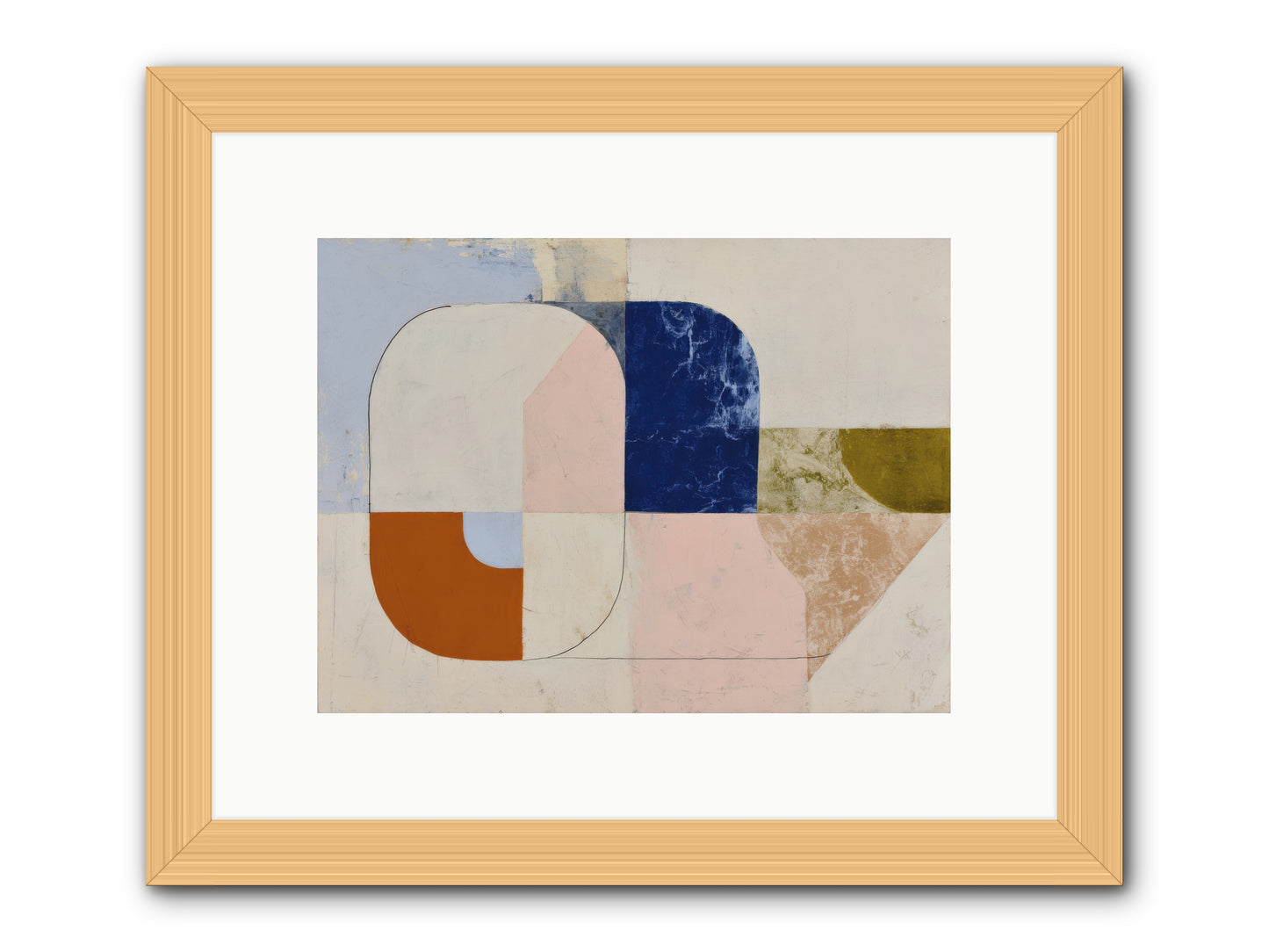 Halbrook Ridge -- Framed Print - Natural 12x9