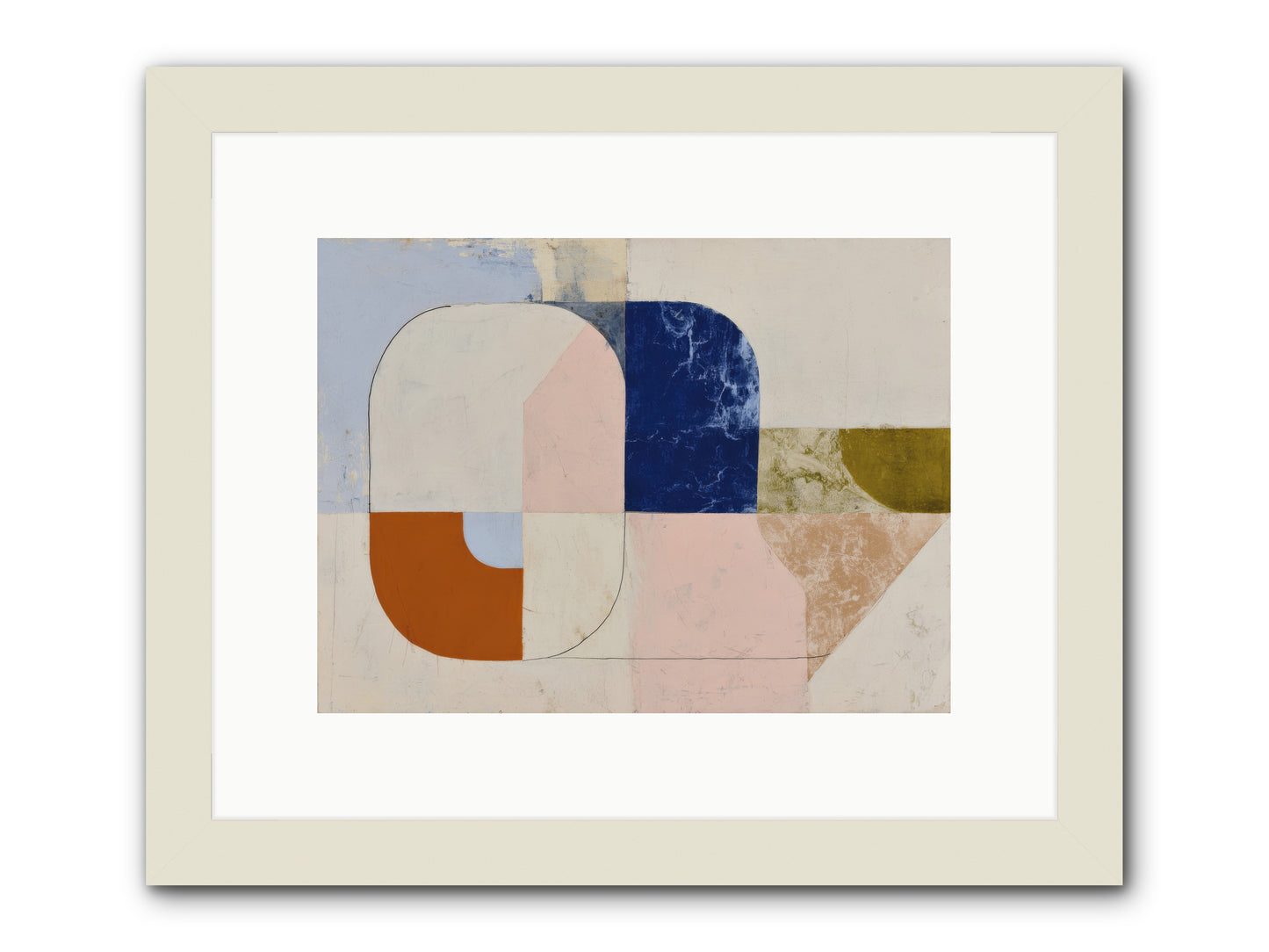 Halbrook Ridge -- Framed Print - White 12x9
