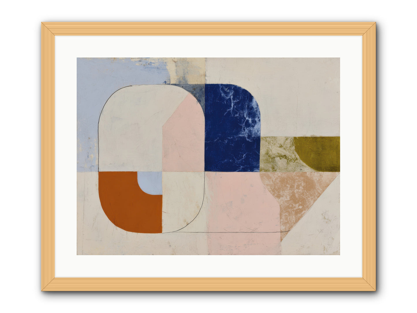 Halbrook Ridge -- Framed Print - Natural 24x18