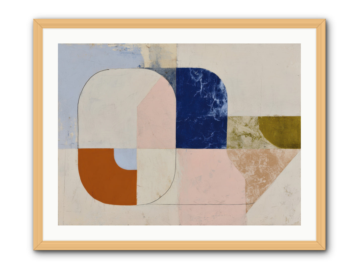 Halbrook Ridge -- Framed Print - Natural 32x24