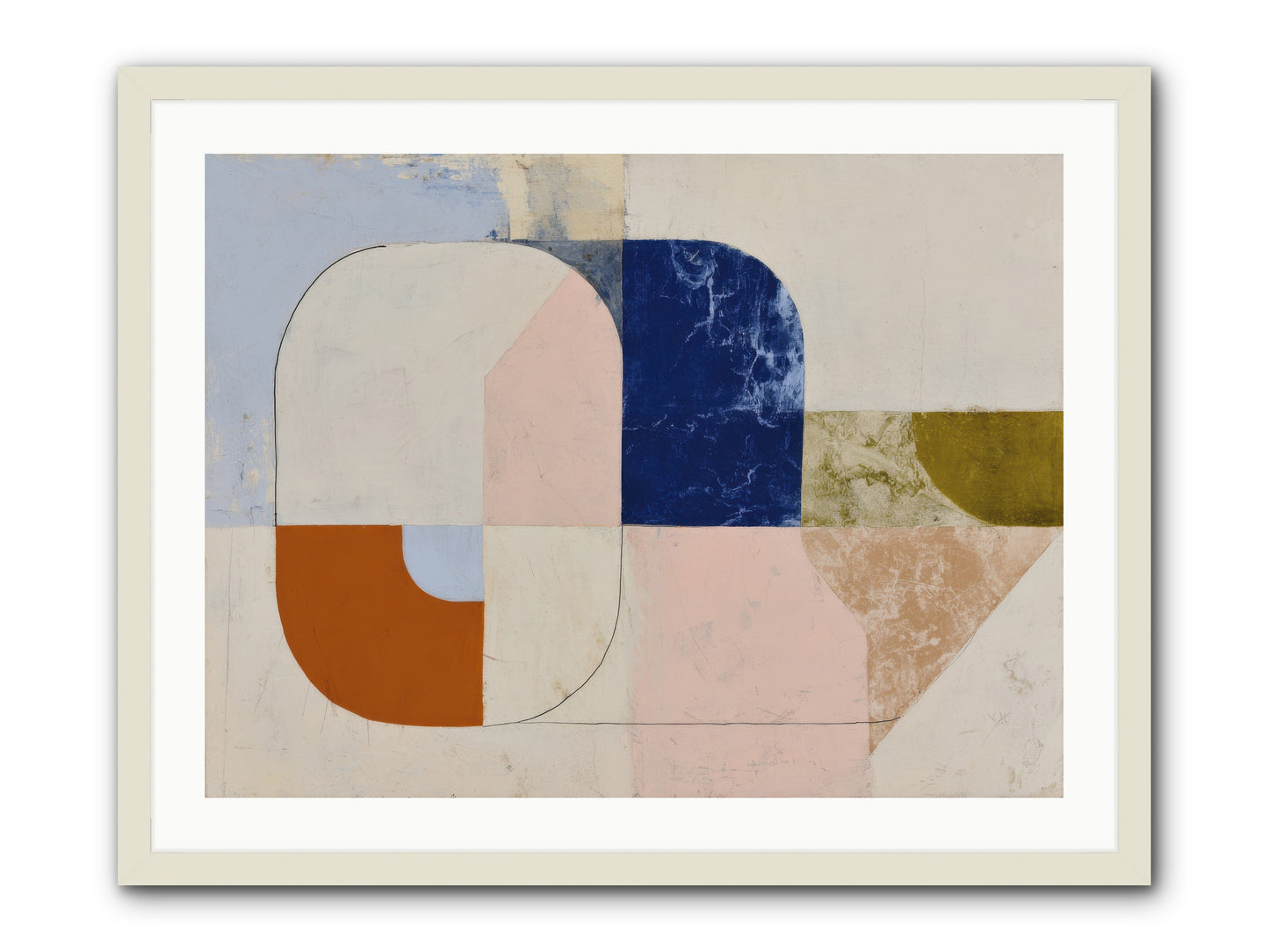 Halbrook Ridge -- Framed Print - White 32x24