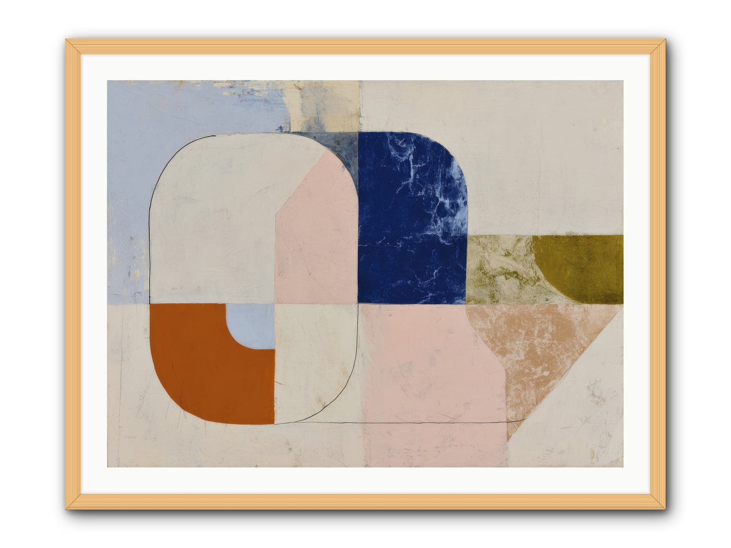 Halbrook Ridge -- Framed Print - Natural 40x30