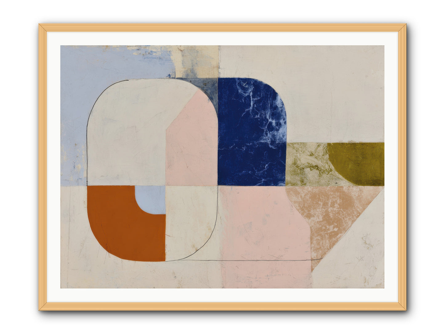 Halbrook Ridge -- Framed Print - Natural 48x36