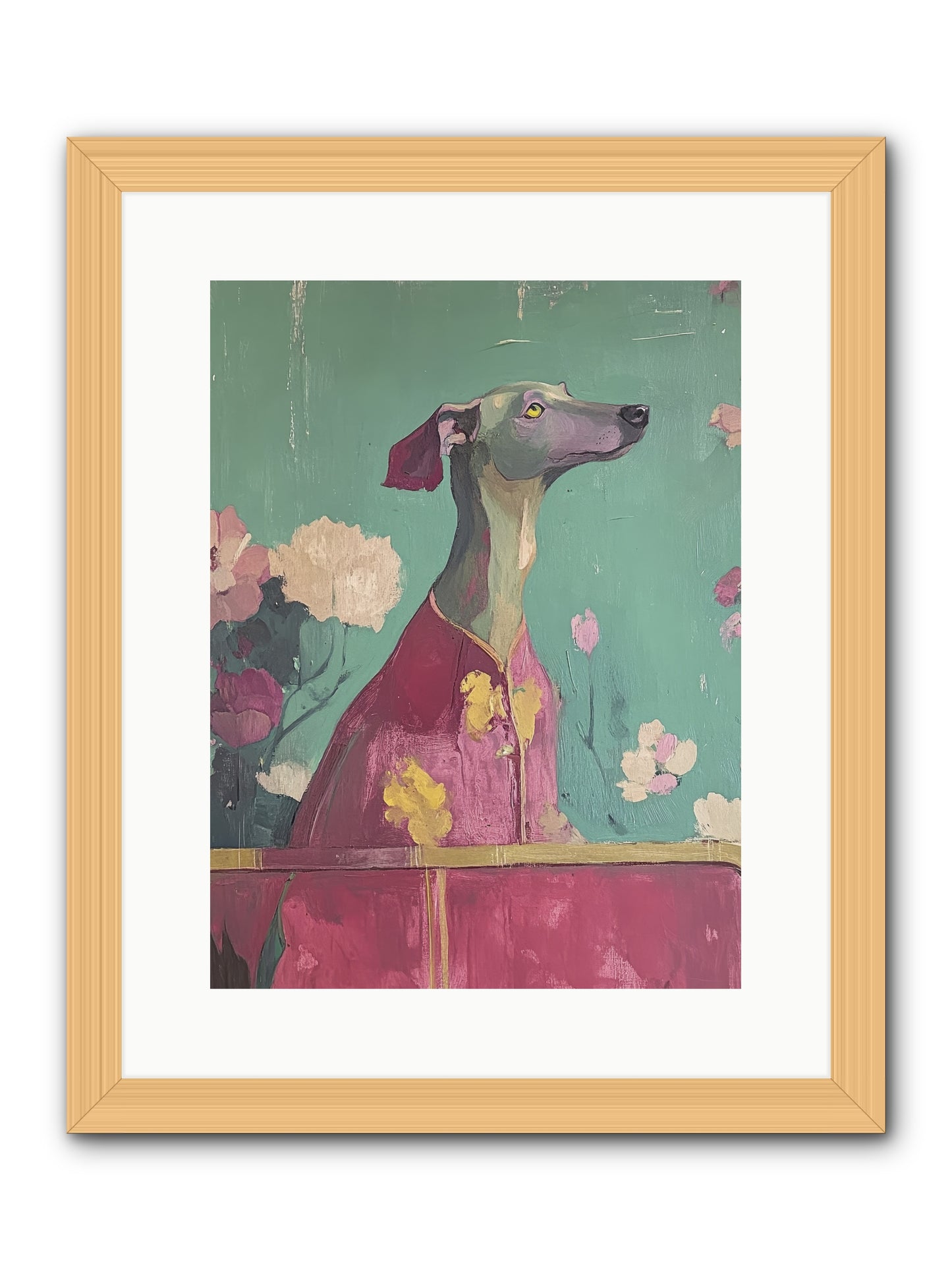 Happiness Incarnate -- Framed Print - Natural 12x16