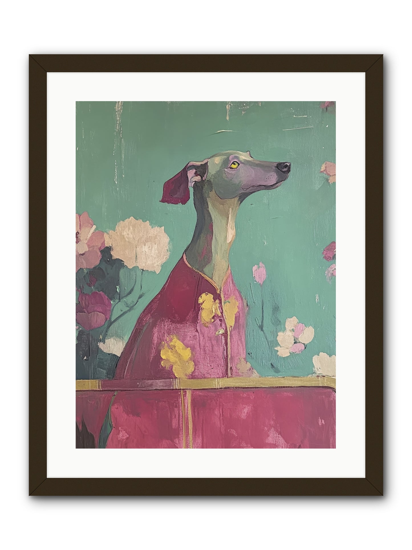 Happiness Incarnate -- Framed Print - Black 18x24