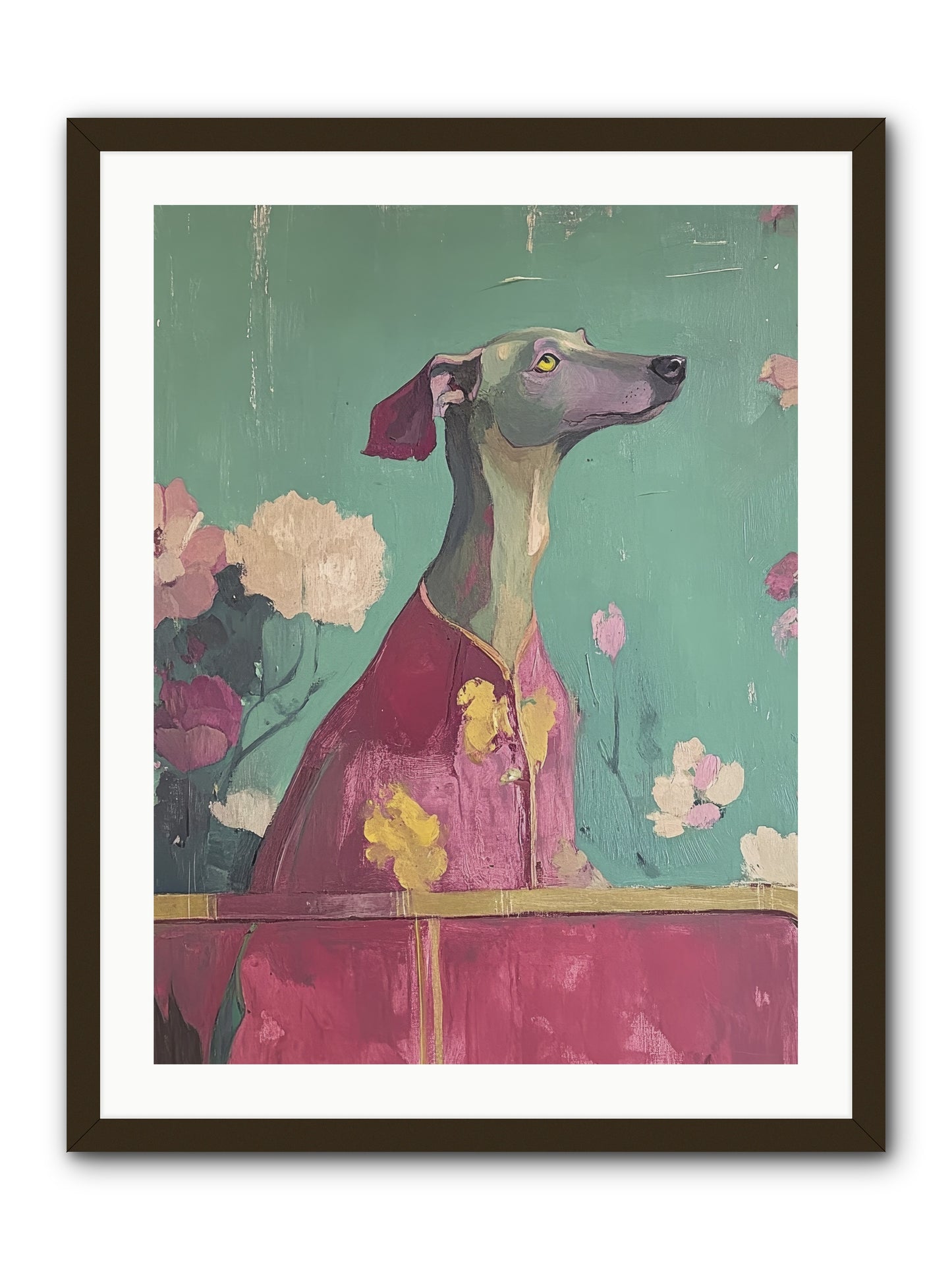 Happiness Incarnate -- Framed Print - Black 24x32