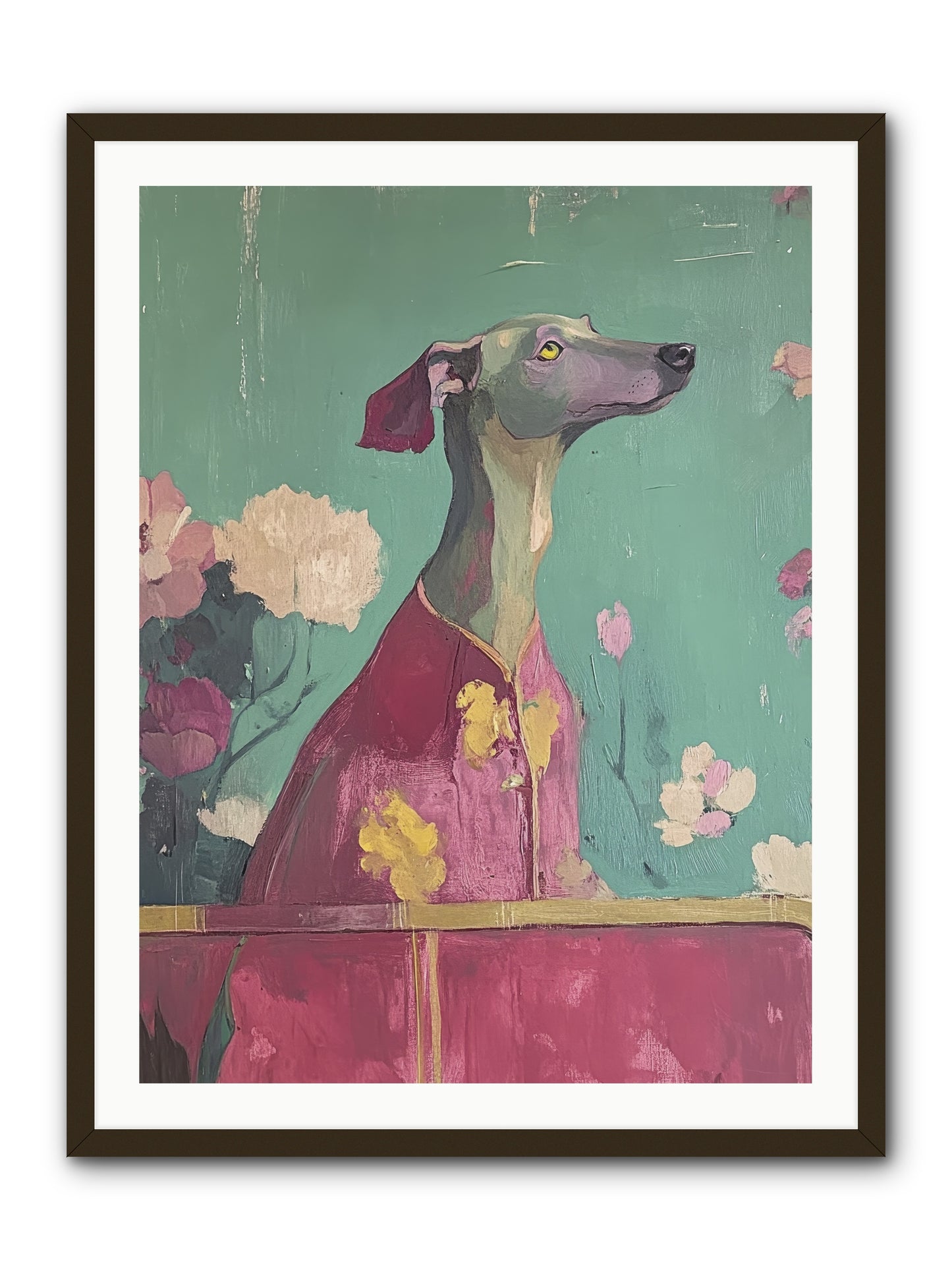 Happiness Incarnate -- Framed Print - Black 30x40